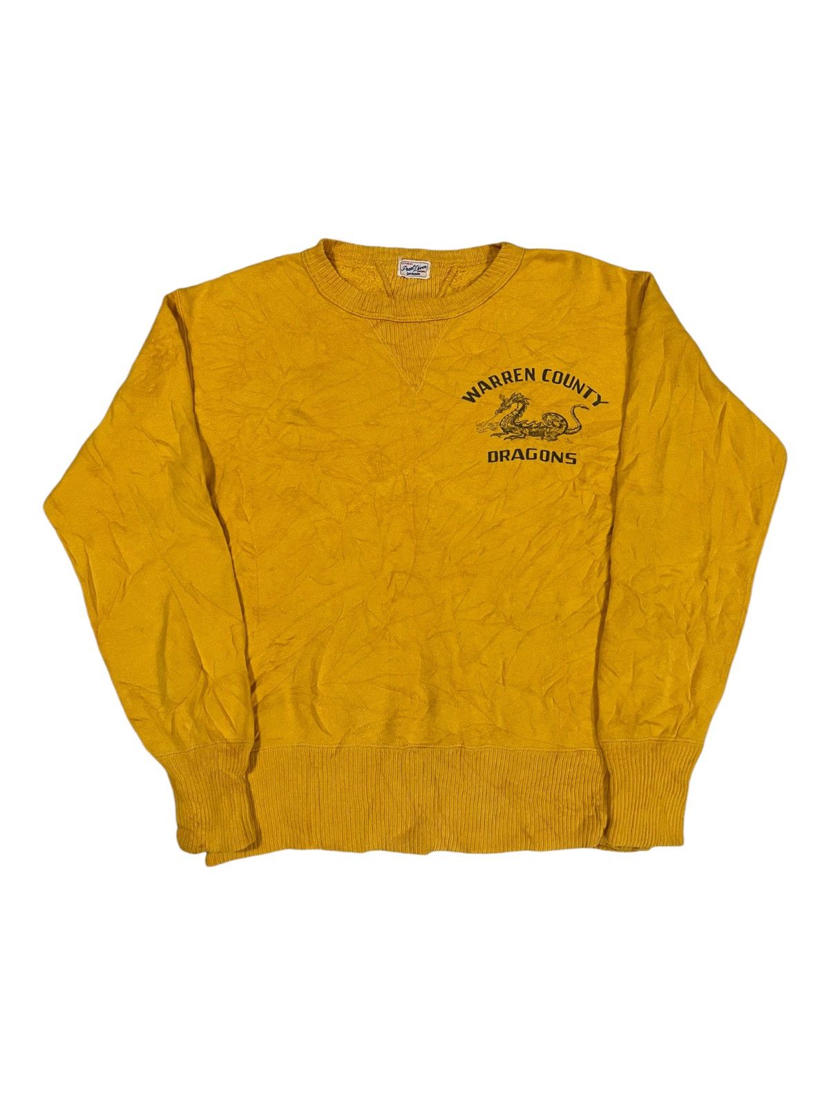 Buzz Rickson's 1940s Double V After Hood "Warren County Dragon" Sweatshirt Size US M / EU 48-50 / 2 - 1 Thumbnail
