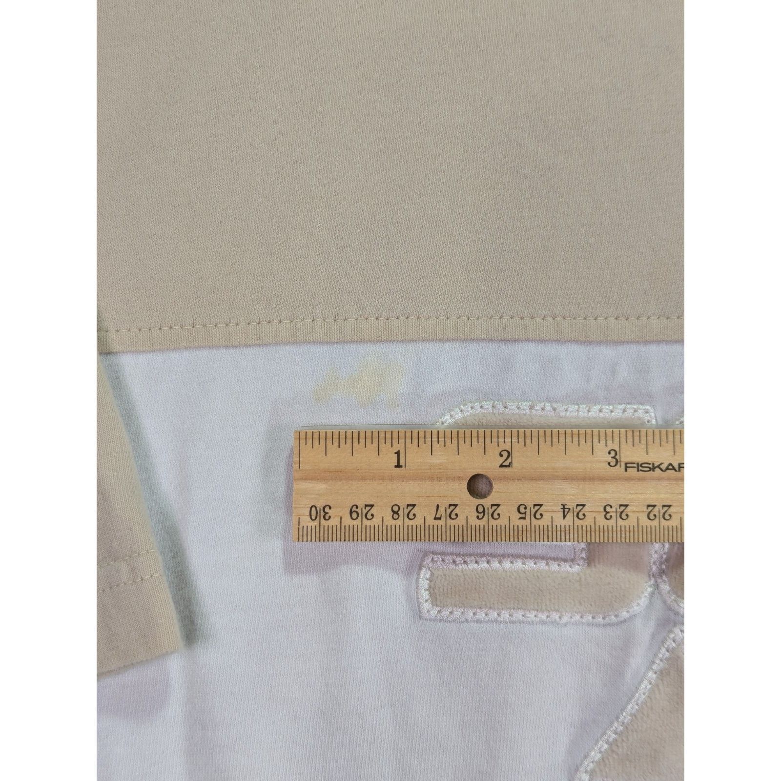 Southpole Sz XL Tan & White VTG Y2K Embroidered Logo Colorblock Size US XL / EU 56 / 4 - 6 Thumbnail