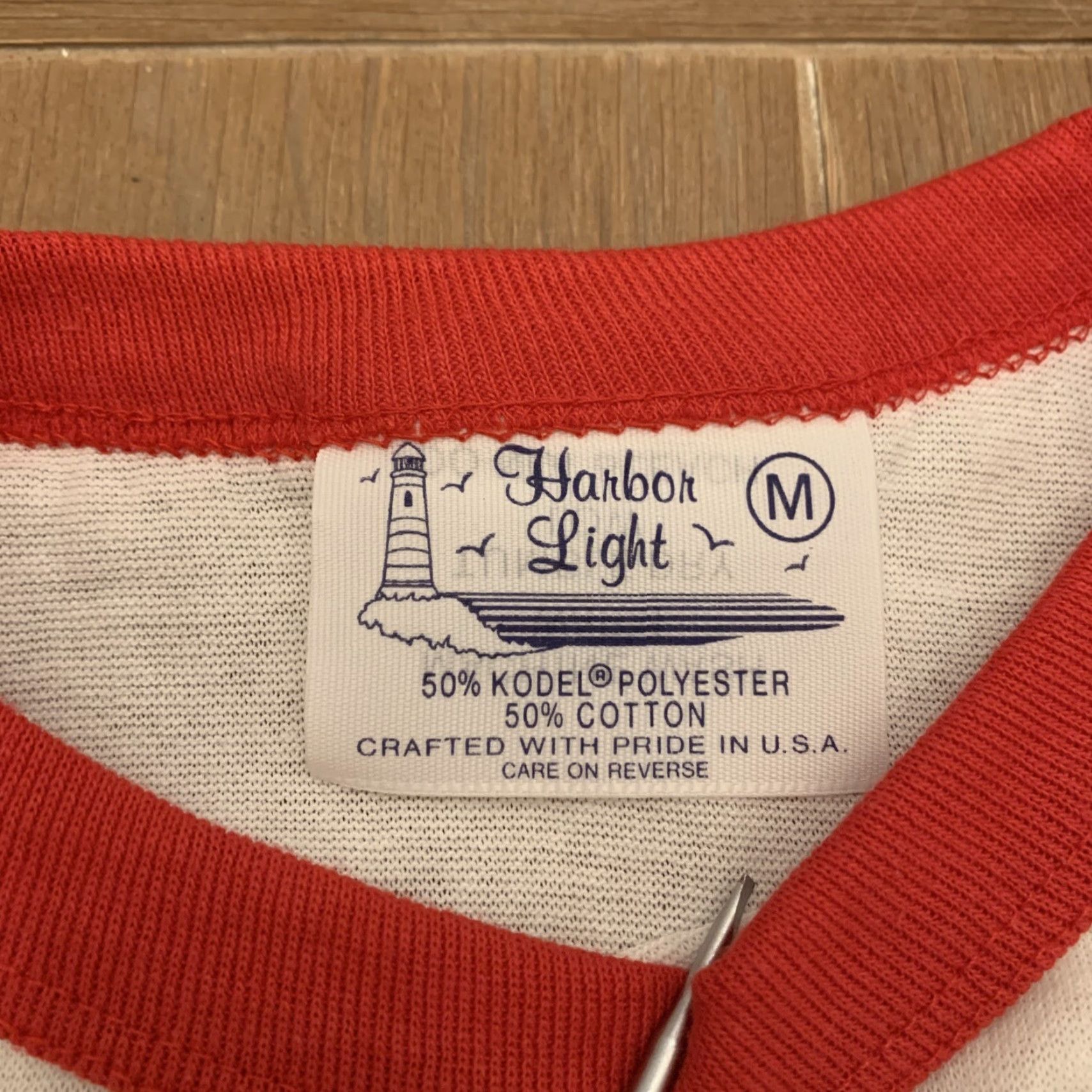 Vintage VINTAGE 1986 Harbor Light UNICO East West All Star Classic Baseball T-Shirt Adult Medium Red White Stars Mens Size US M / EU 48-50 / 2 - 3 Thumbnail