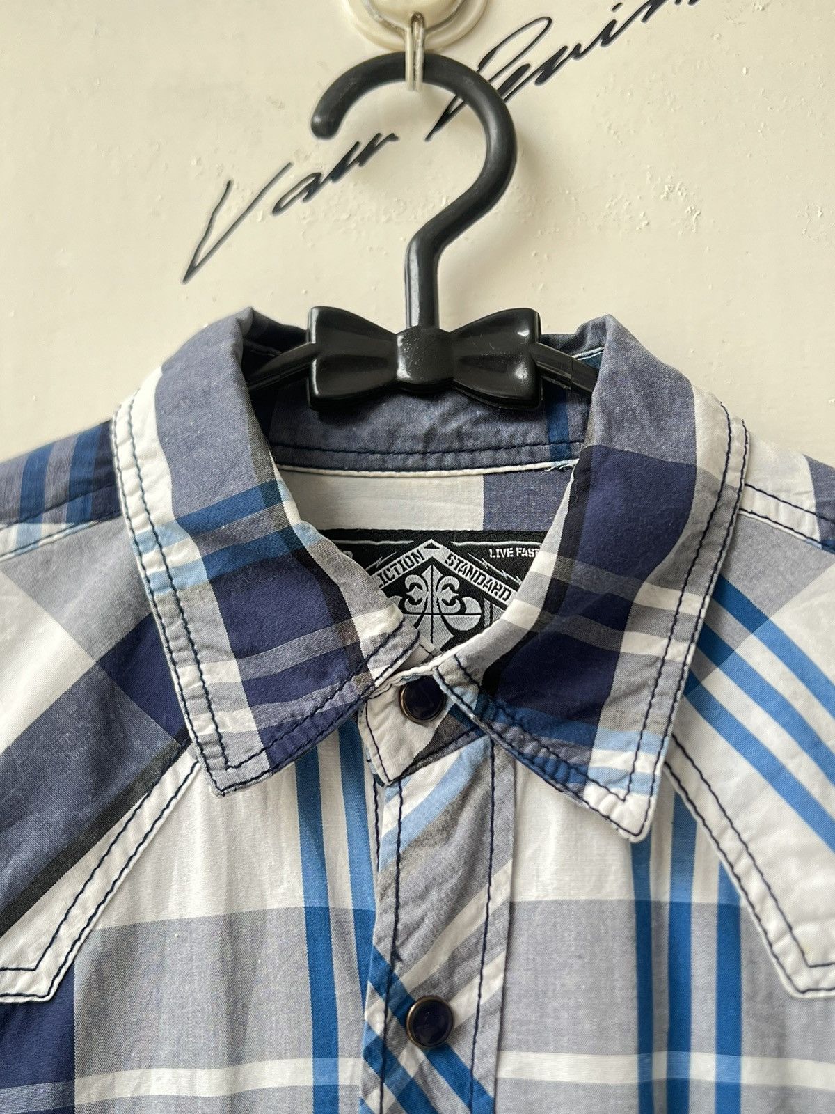 Affliction AFFLICTION Plaid Motive Shirt Size US S / EU 44-46 / 1 - 5 Thumbnail