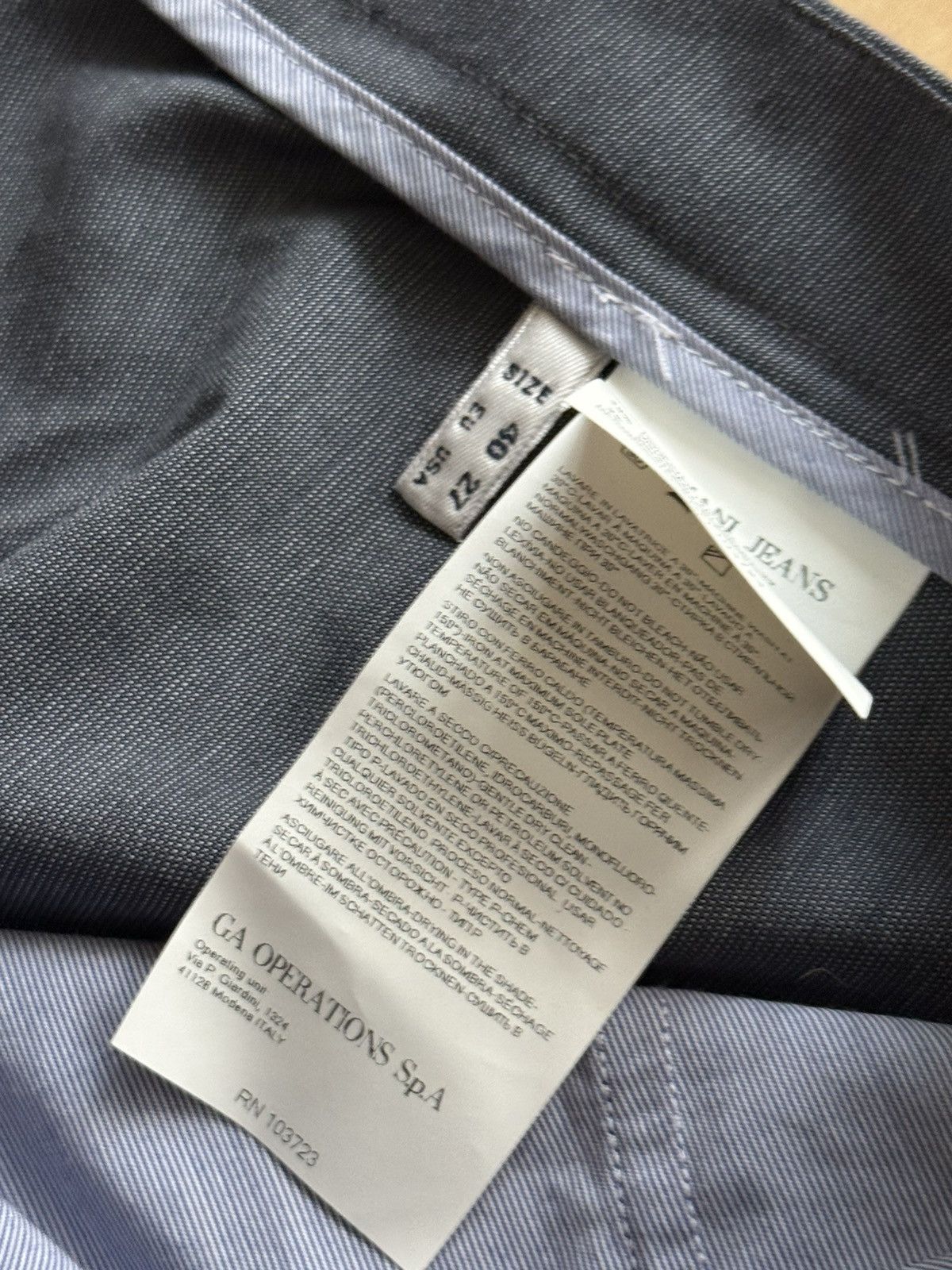 Giorgio Armani Giorgio Armani Jeans tailored wide leg trousers pants vtg Size 27" / US 4 / IT 40 - 8 Thumbnail