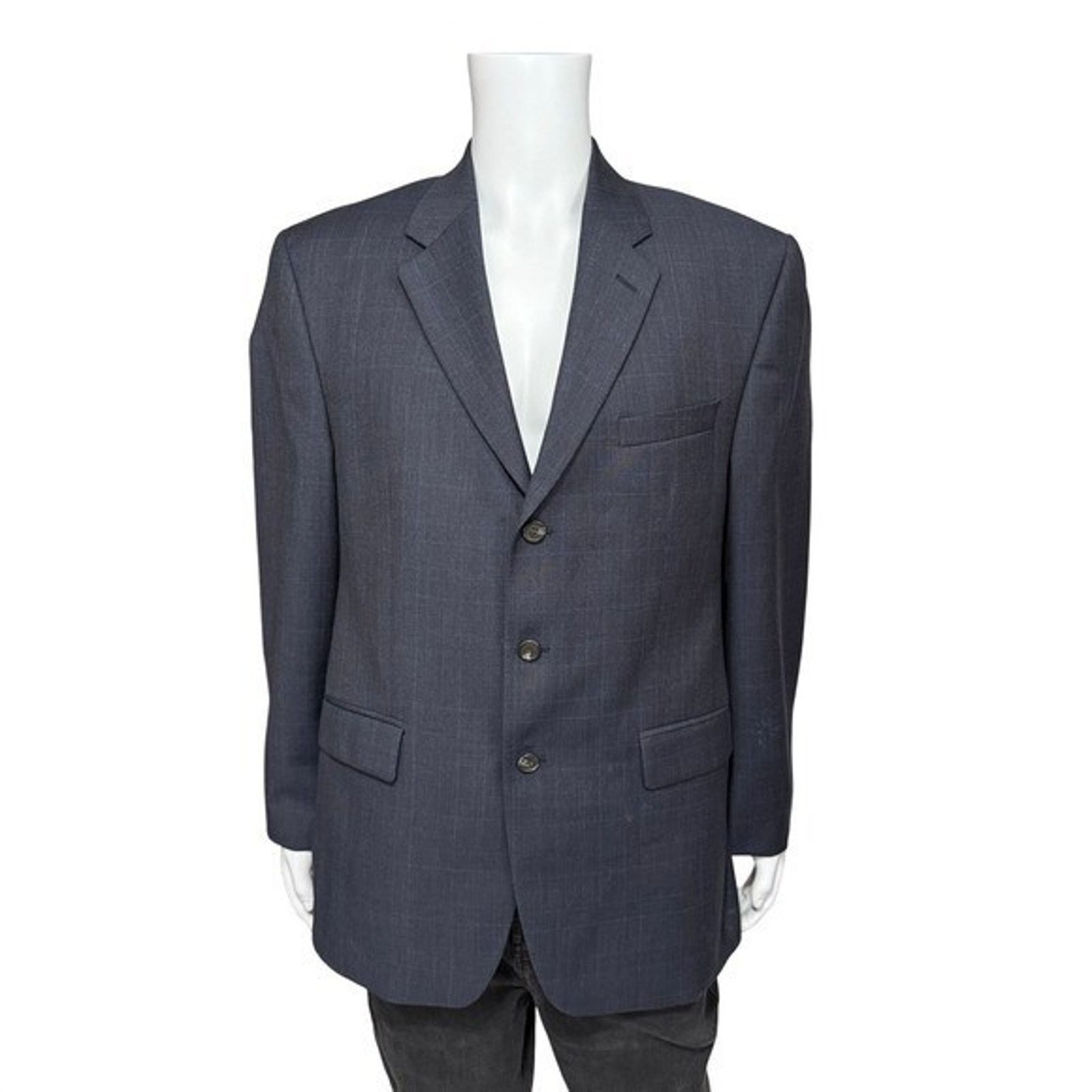 Ralph Lauren Ralph Lauren Men's Charcoal Wool Blazer Suit Jacket Size 42R Size 42R - 3 Thumbnail