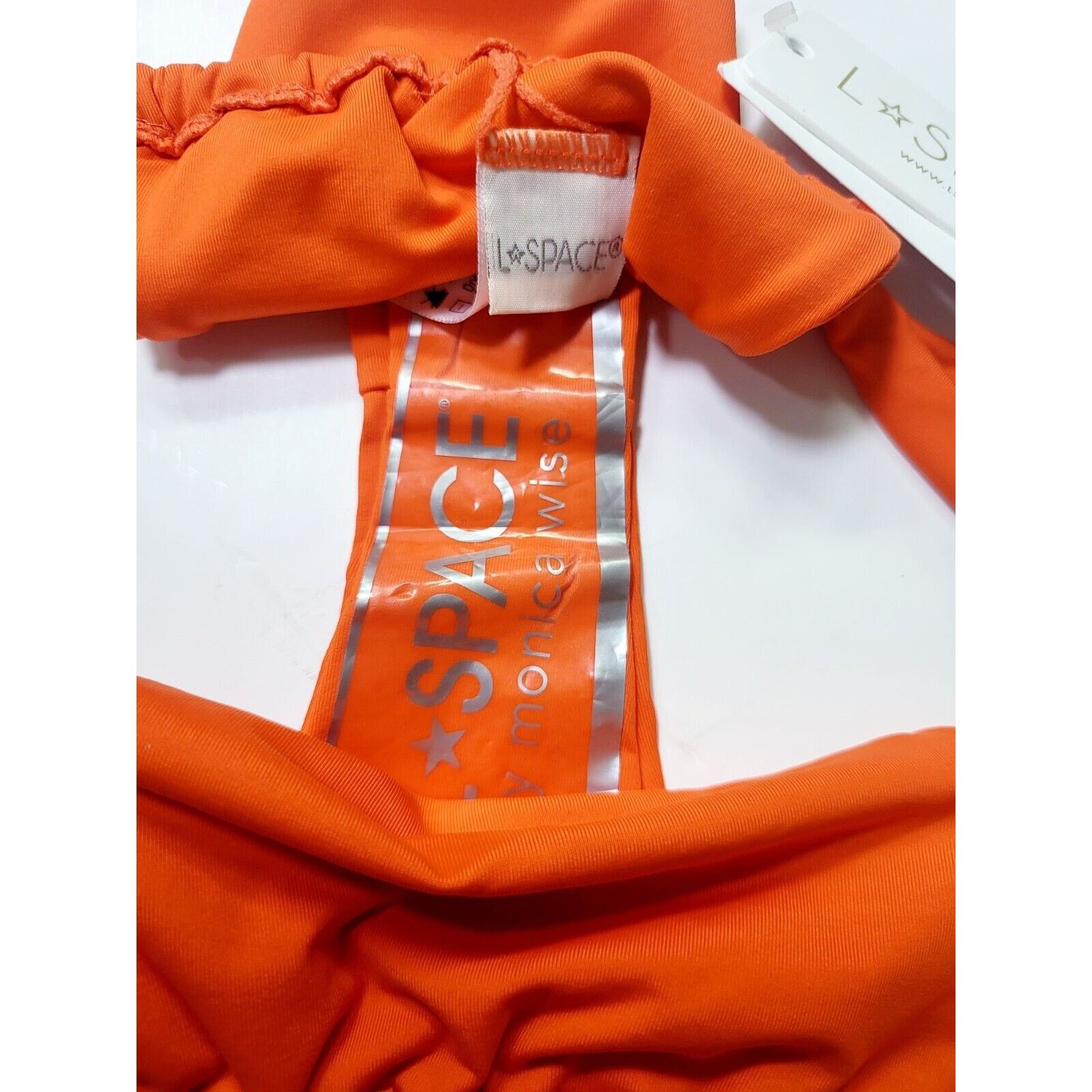 Other NWT L*SPACE Gina Bitsy Cheeky Bottom Poppy Red Women's L Size ONE SIZE - 9 Thumbnail