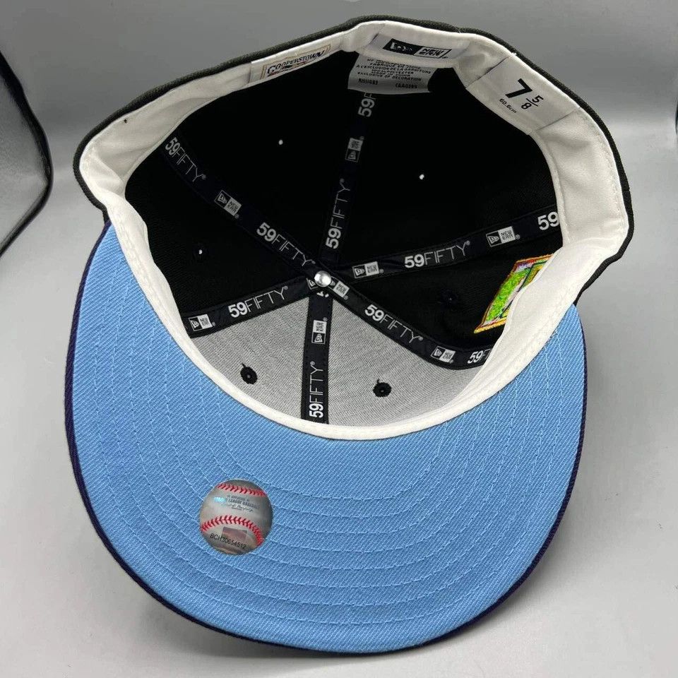 New Era Houston Astros Hat Men 7 5/8 59Fifty New Era MLB Fitted Cap Size ONE SIZE - 2 Thumbnail