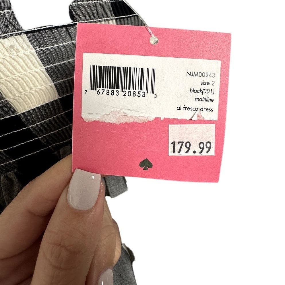 Kate Spade Kate Spade Gingham Al Fresco Dress Mainline size 2 Size XS / US 0-2 / IT 36-38 - 11 Thumbnail