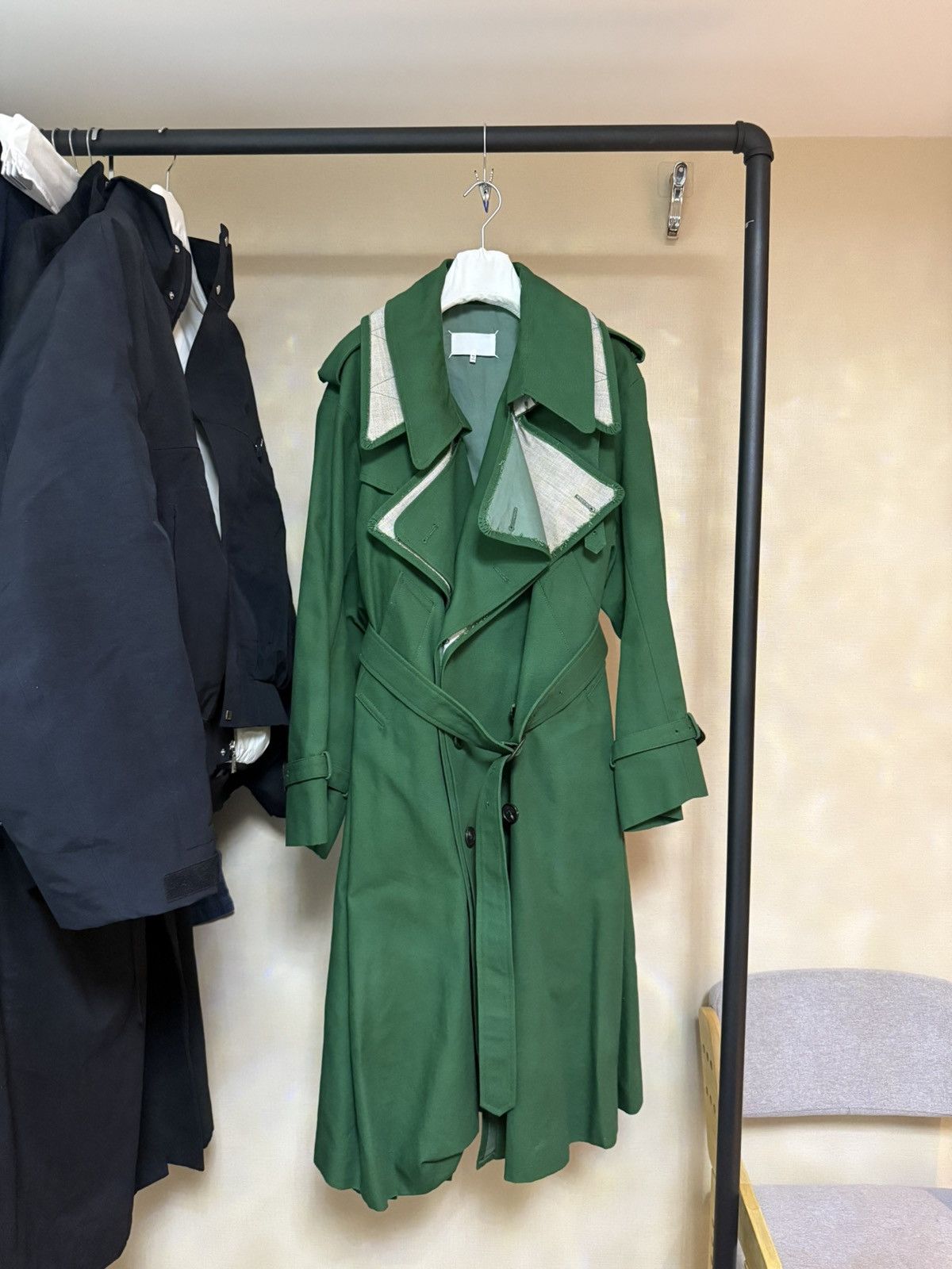 Maison Margiela Maison Margiela FW20 Co-Ed deconstructed double layer coat Size US S / EU 44-46 / 1 - 2 Thumbnail