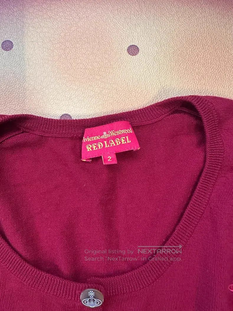 Vivienne Westwood Vivienne Westwood Red Label Saturn Embroidered Wool Cardig Size M / US 6-8 / IT 42-44 - 3 Thumbnail