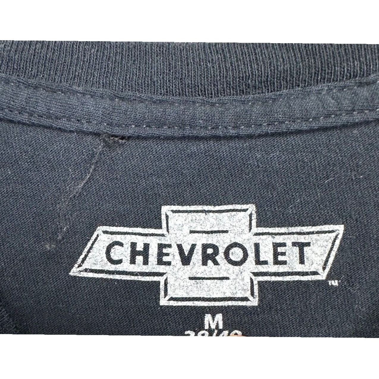Vintage Chevrolet T-Shirt Men Medium 38-40 Black Graphic Print Short Sleeve Tee Mens Size US M / EU 48-50 / 2 - 3 Thumbnail