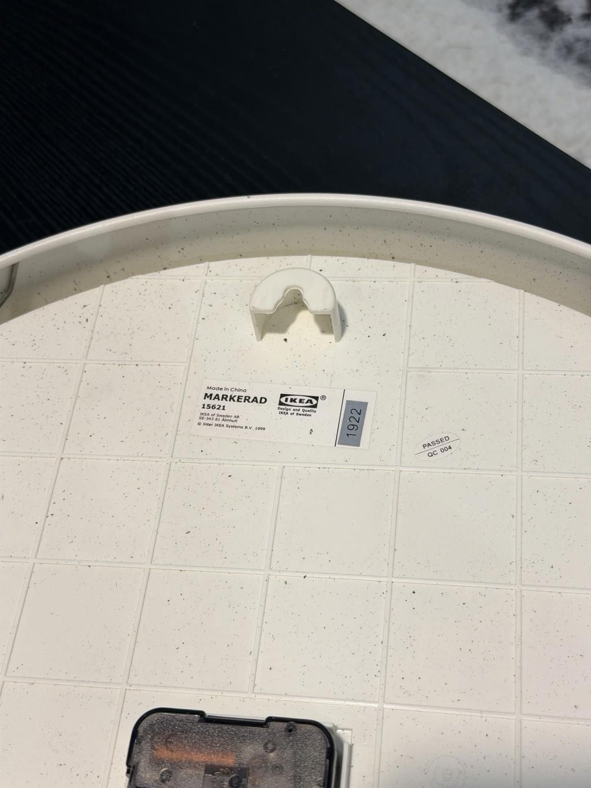Ikea Virgil Abloh x IKEA MARKERAD Temporary Wall Clock Off-White Size ONE SIZE - 9 Thumbnail