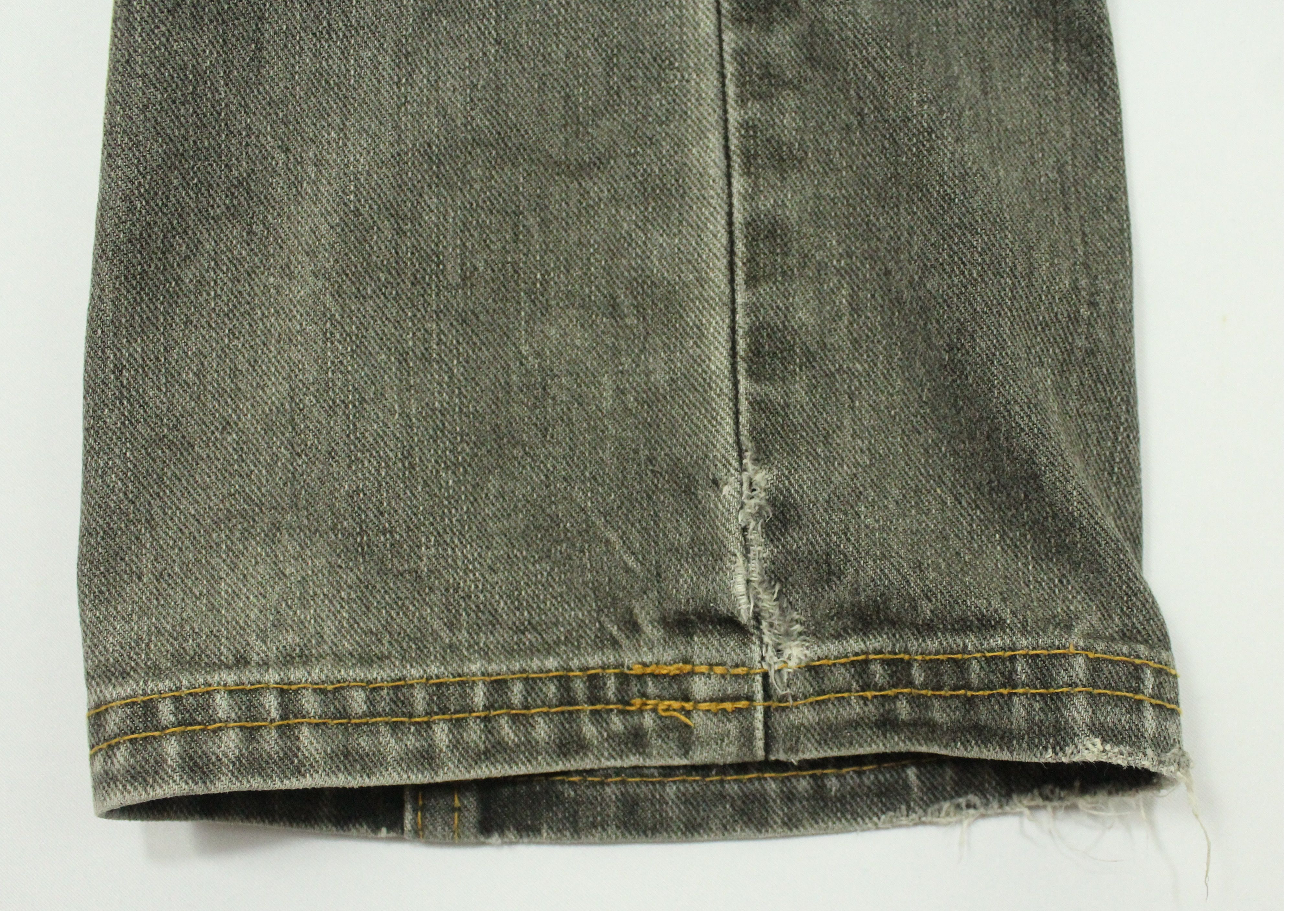 If Six Was Nine × In The Attic × Tornado Mart ALGONQUINS Denim Japanese Punk Gothic Grunge Outseam Riveted Size 32" / US 10 / IT 46 - 25 Thumbnail