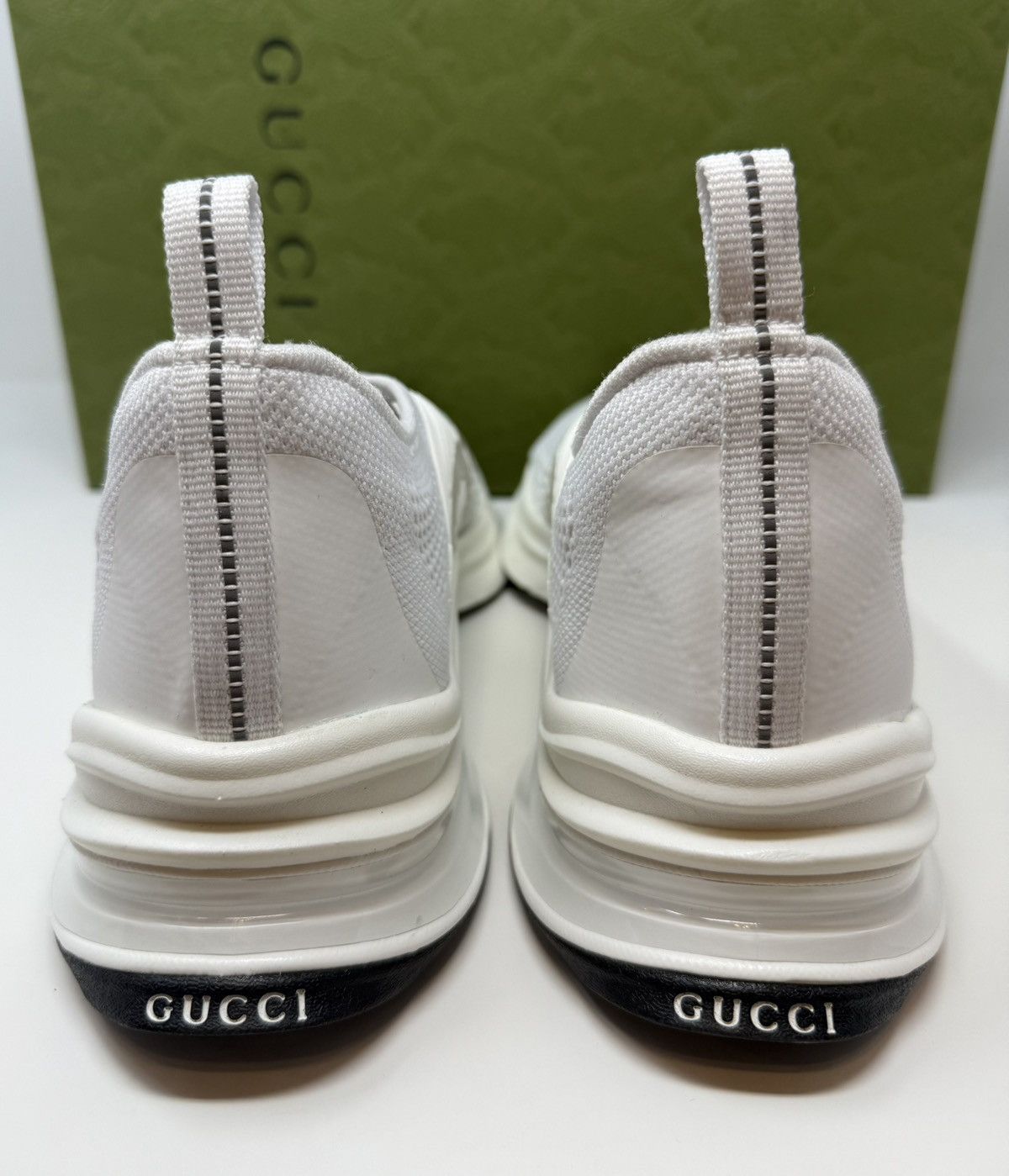 Gucci Gucci Run Sneaker White/Grey/Black Size US 13 / EU 46 - 3 Thumbnail