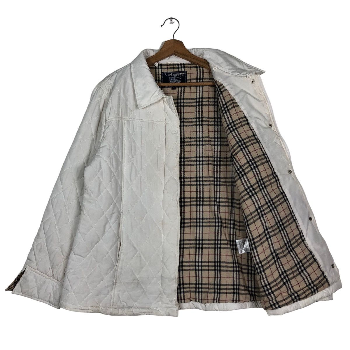 Burberry 🔥Vintage Burberrys Light Down Puffer Jacket Nova Check Size US L / EU 52-54 / 3 - 11 Thumbnail