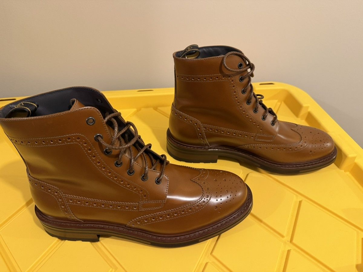 Alfred Dunhill Dunhill Wingtip Boot (Tan) Size US 8 / EU 41 - 2 Thumbnail