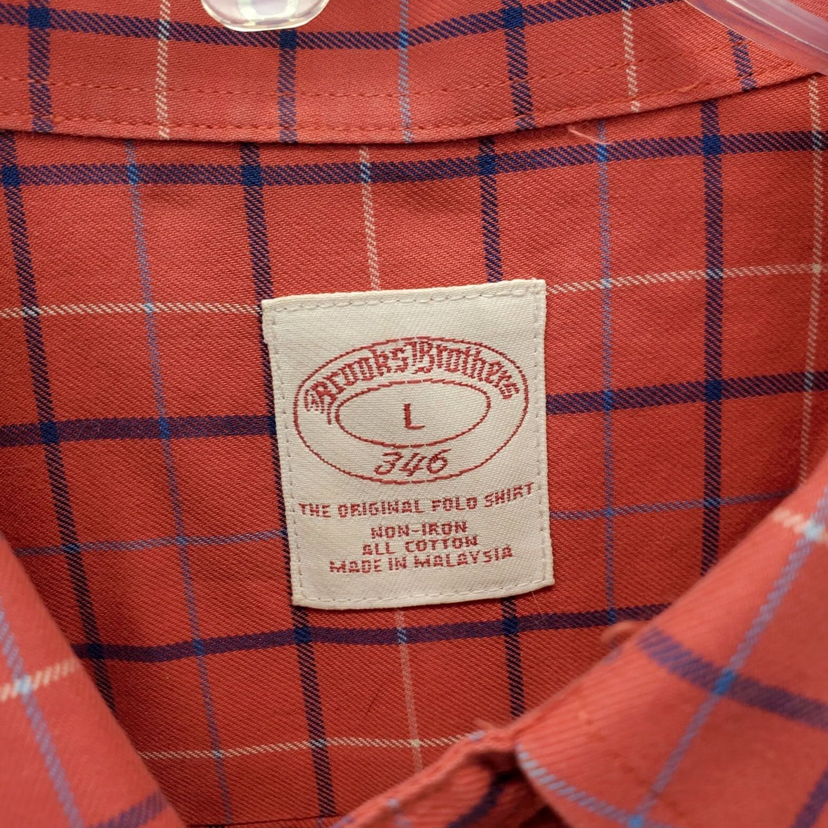 Brooks Brothers Brooks Brothers Shirt Men Large Multi Checkered Non-Iron Regular Fit Button Down Mens Size L Size US L / EU 52-54 / 3 - 5 Thumbnail