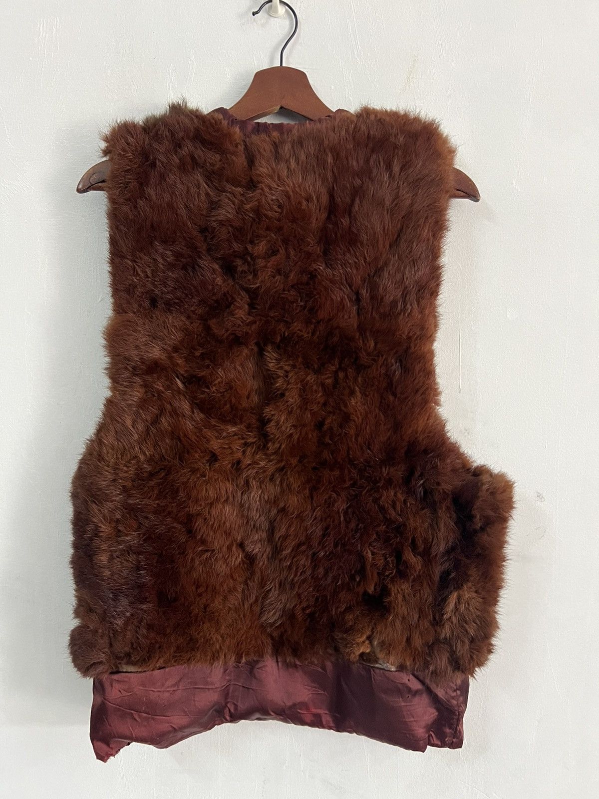 If Six Was Nine Faux Fur Mohair Vest Sleeveless Size US M / EU 48-50 / 2 - 2 Thumbnail