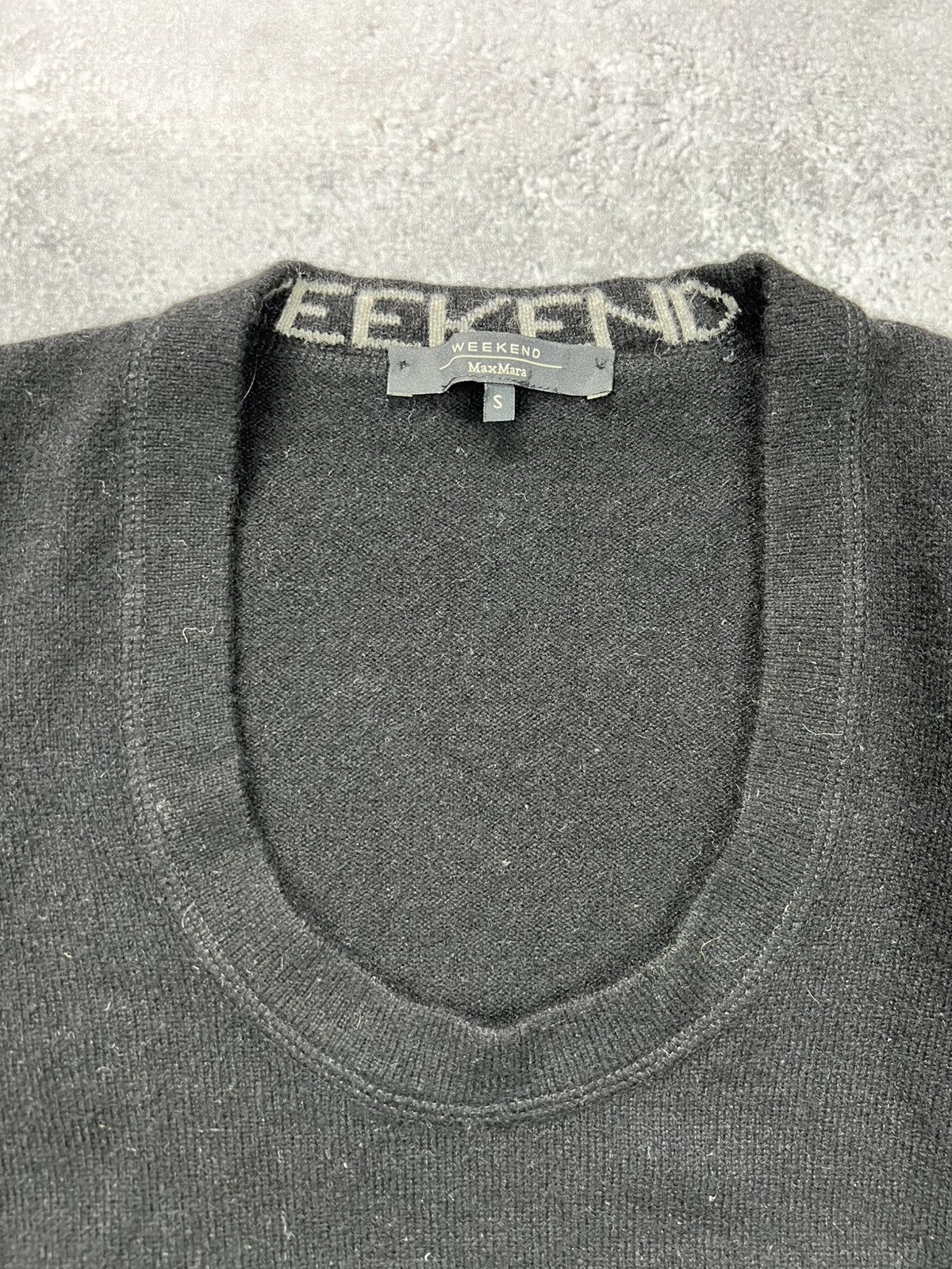 Weekend Max Mara Weekend Max Mara Cashmere Black Sweater Womens Size S / US 4 / IT 40 - 3 Thumbnail