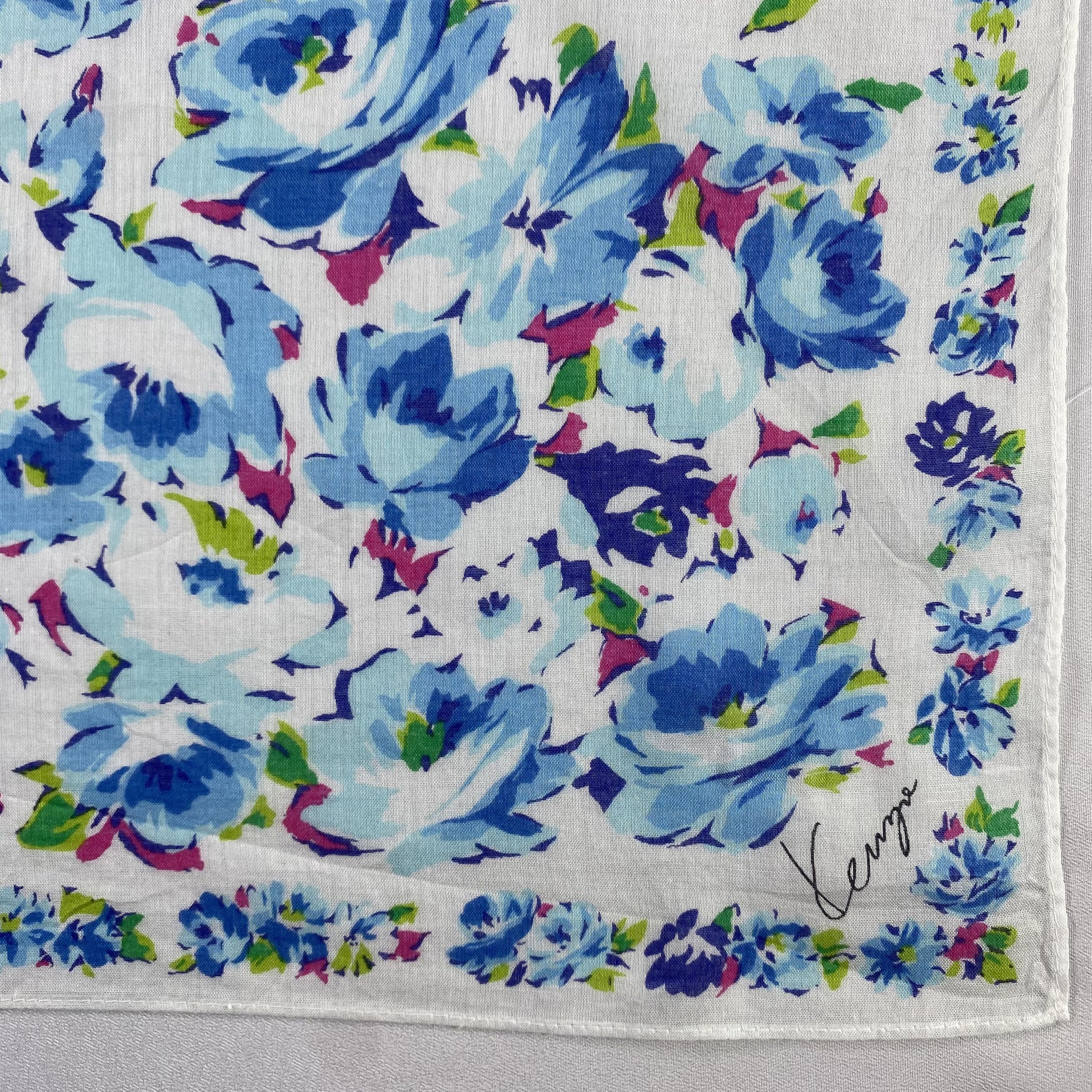 Kenzo × Vintage Kenzo Handkerchief / Neckerchief / Bandana-P1218 Size ONE SIZE - 3 Thumbnail
