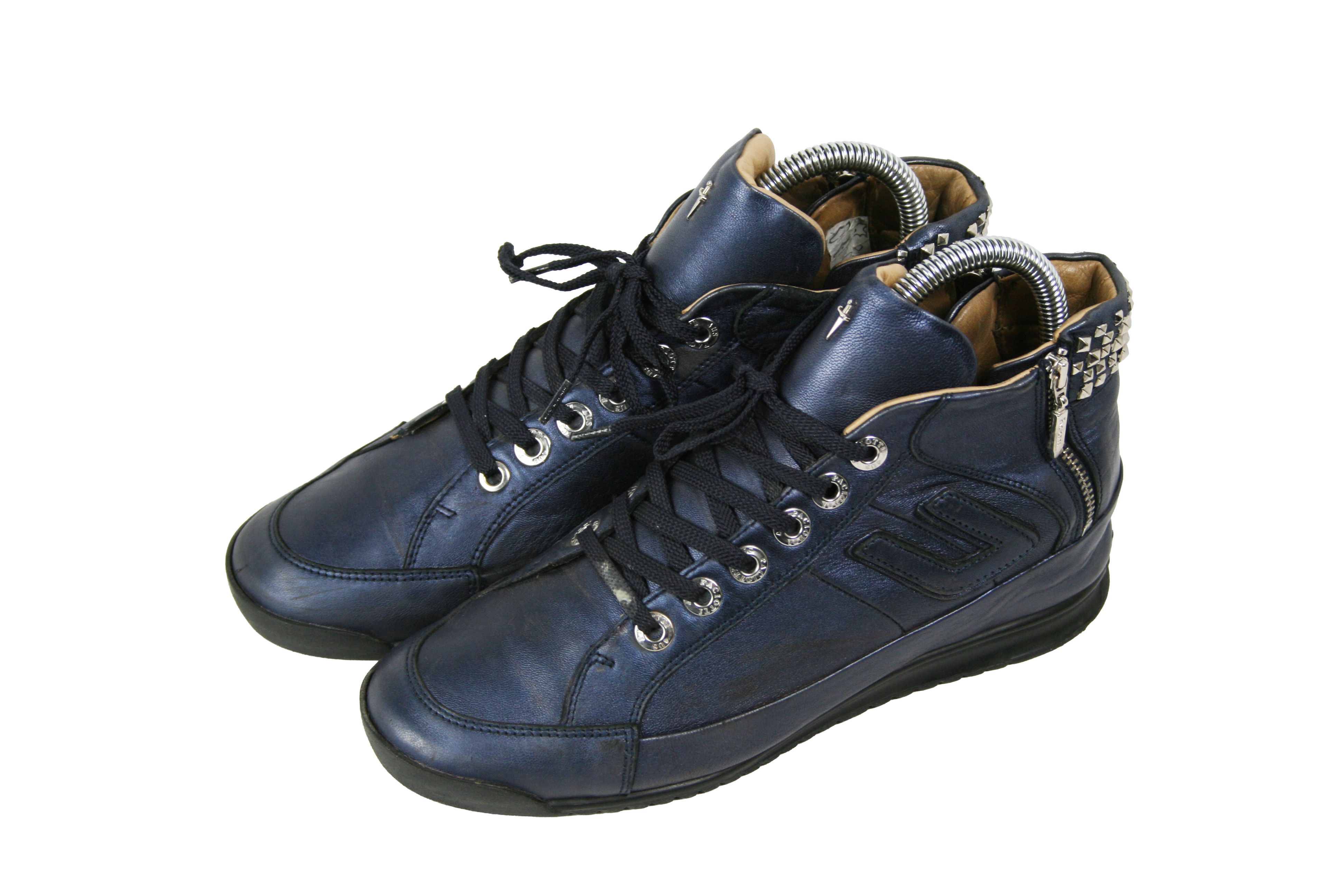 Paciotti 00S Y2K Rockstuds Side Zip Sneakers Vintage Size US 7 / IT 37 - 3 Thumbnail