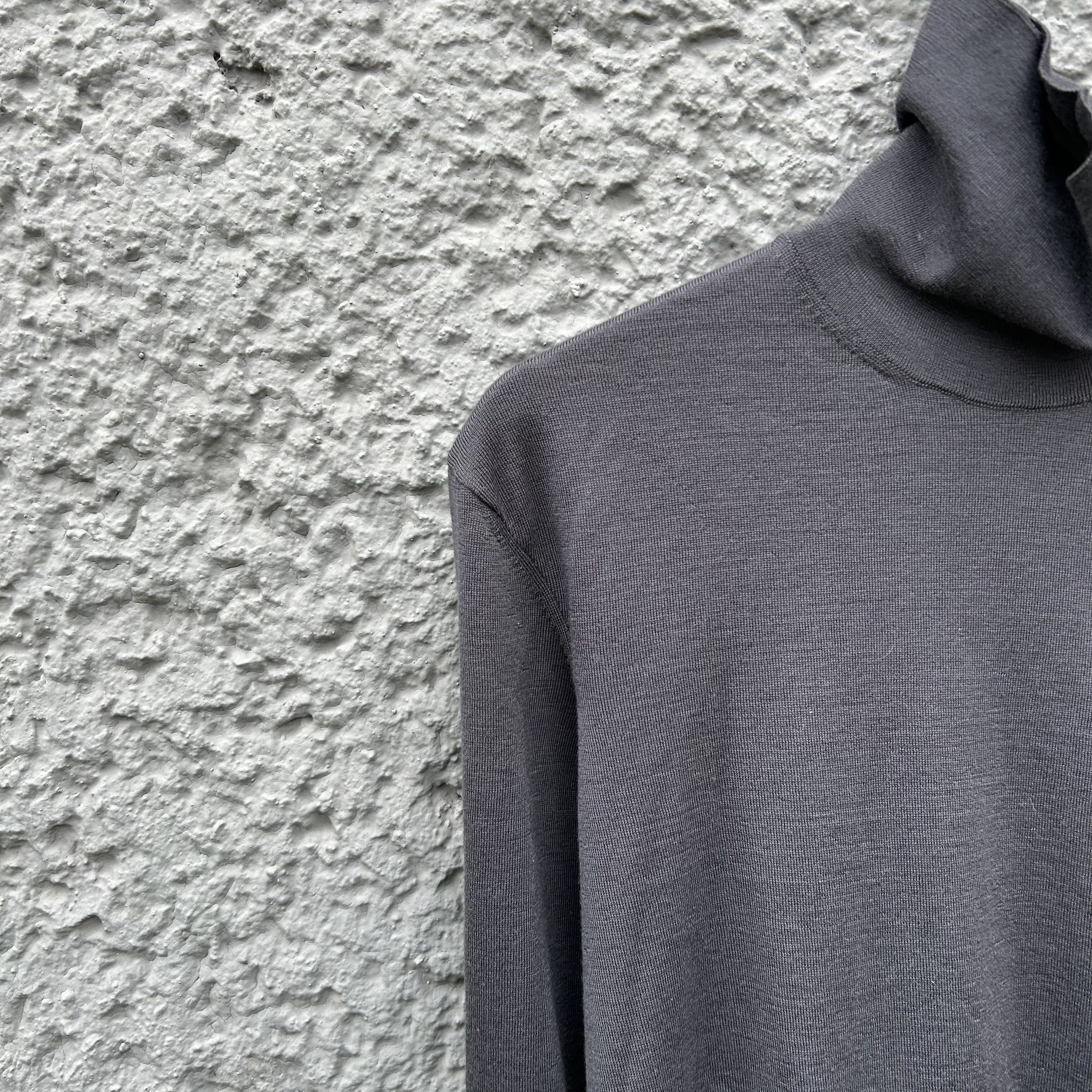 Christophe Lemaire × Lemaire Lemaire Grey Wool Turtleneck Sweater Top Size US M / EU 48-50 / 2 - 5 Thumbnail
