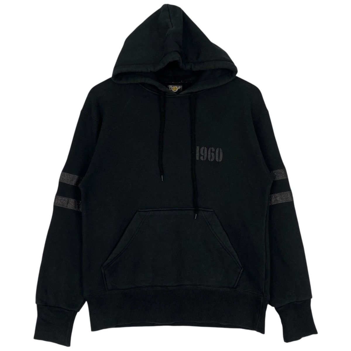 Designer × Vintage Vintage Dr Martens Hoodie Sweater Black Size US M / EU 48-50 / 2 - 1 Thumbnail