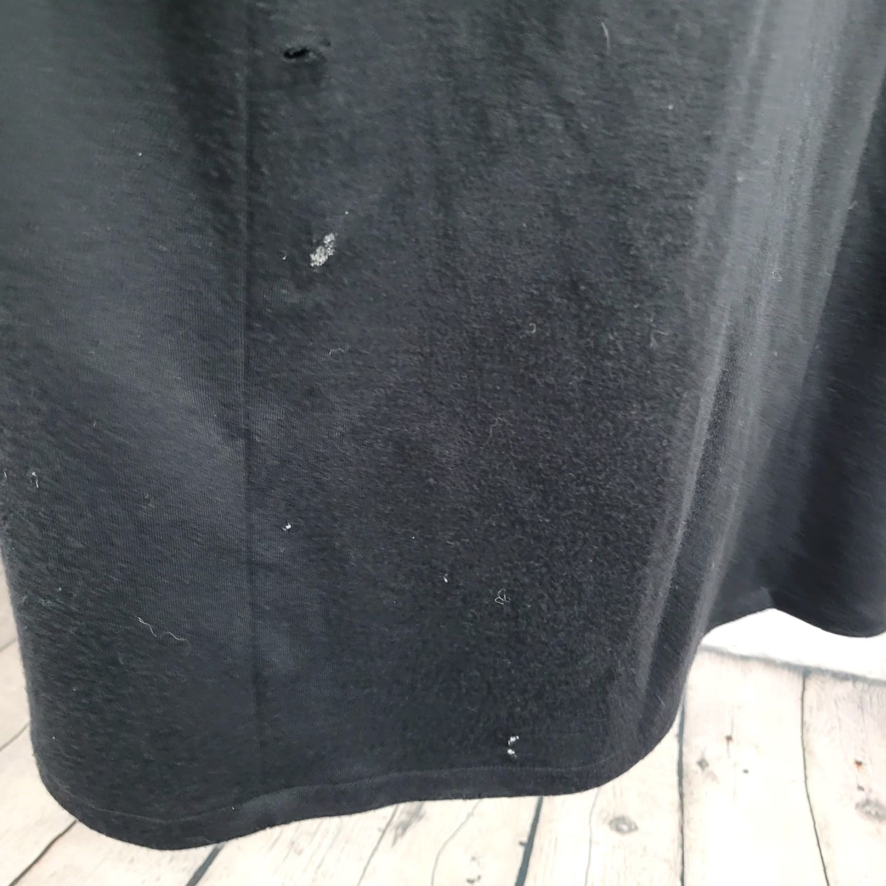 Vintage Lafayette 148 Black 100% Wool Dress Long Sleeve Cowl Neck Side Slit Size 12 Size XL / US 12-14 / IT 48-50 - 7 Thumbnail