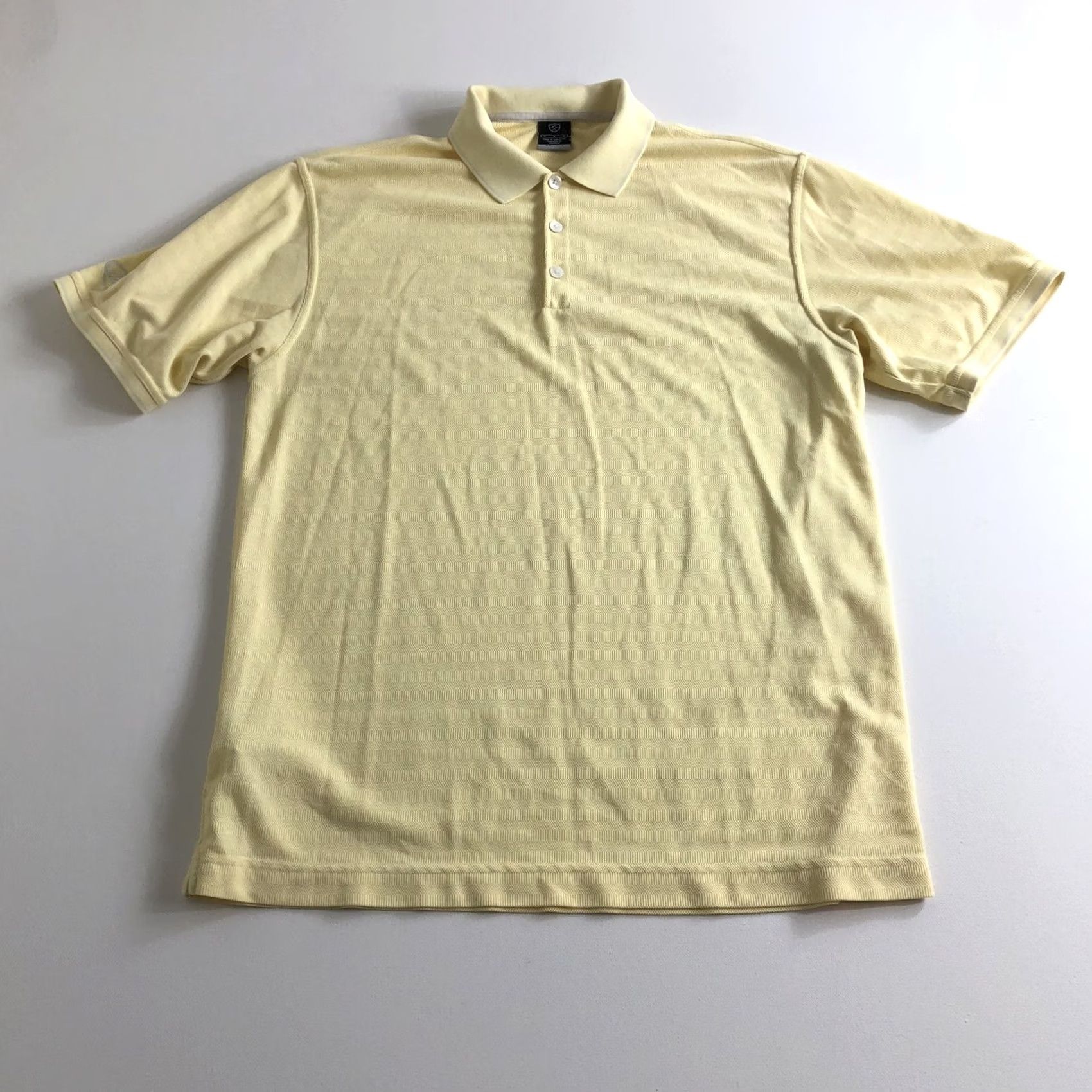 Nike Nike Golf Polo Shirt Men's DRI-FIT Yellow Short Sleeve Polyester Size Large Size US L / EU 52-54 / 3 - 2 Thumbnail