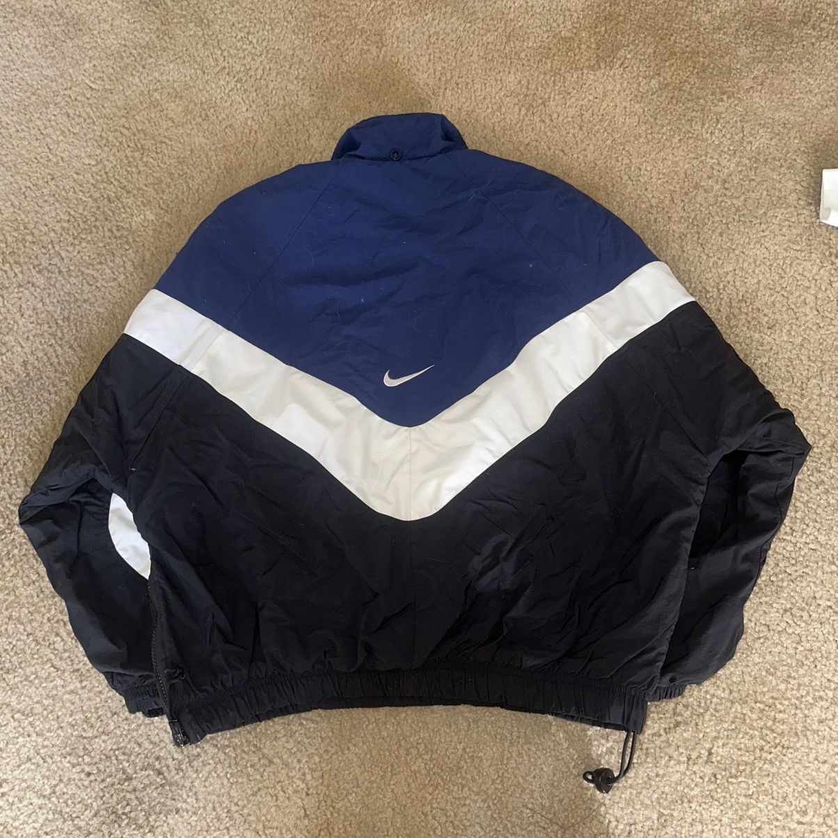 Nike × Vintage Vintage 90s Nike Puffer Retro Jacket Half Zip Size US M / EU 48-50 / 2 - 2 Thumbnail