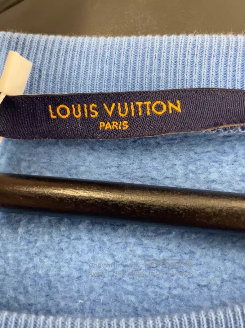 Louis Vuitton Louis Vuitton Blue monogram printed sweatshirt Size US M / EU 48-50 / 2 - 3 Thumbnail
