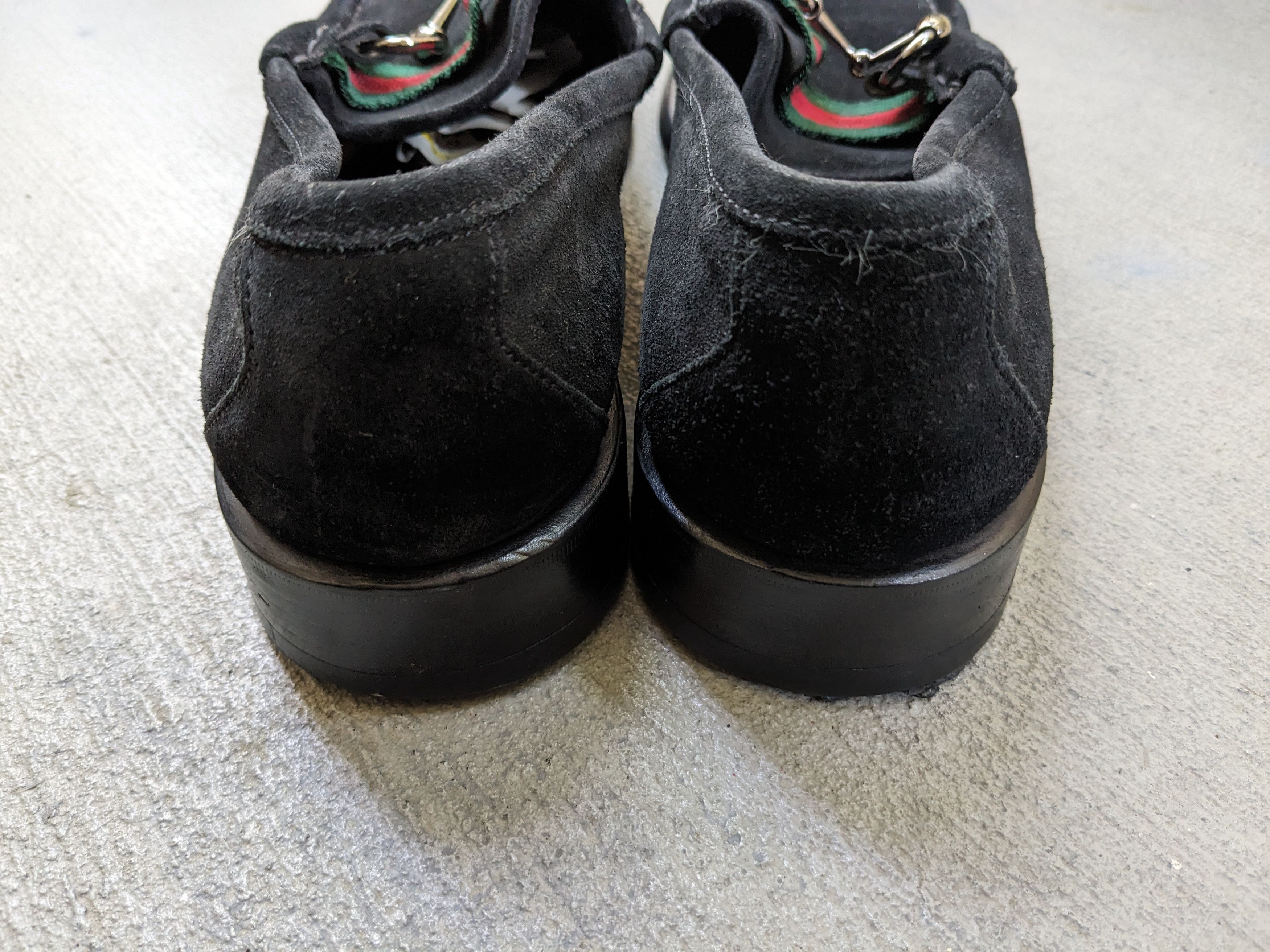 Gucci Gucci Horsebit Loafers Black Suede 10 Italy Slip On Snaffle Size US 10 / EU 43 - 14 Thumbnail