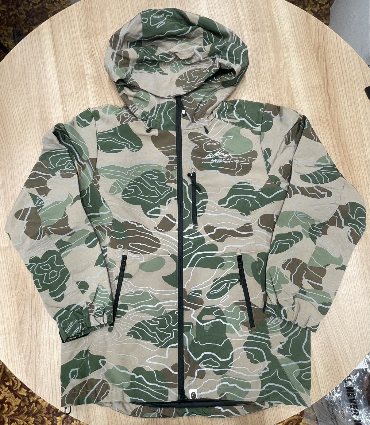 Bape Layered Line Camo Shell Jacket Size US L / EU 52-54 / 3 - 1 Thumbnail