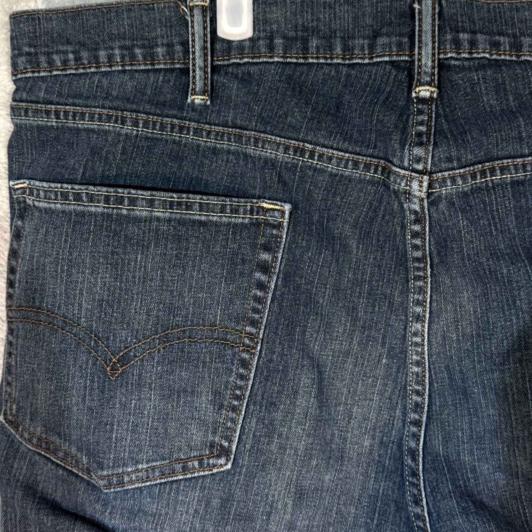 Levi's Levi’s 559 Mens Jeans 42 x 30 Blue Denim High Rise Straight Leg 100% Cotton Size US 42 / EU 58 - 6 Thumbnail