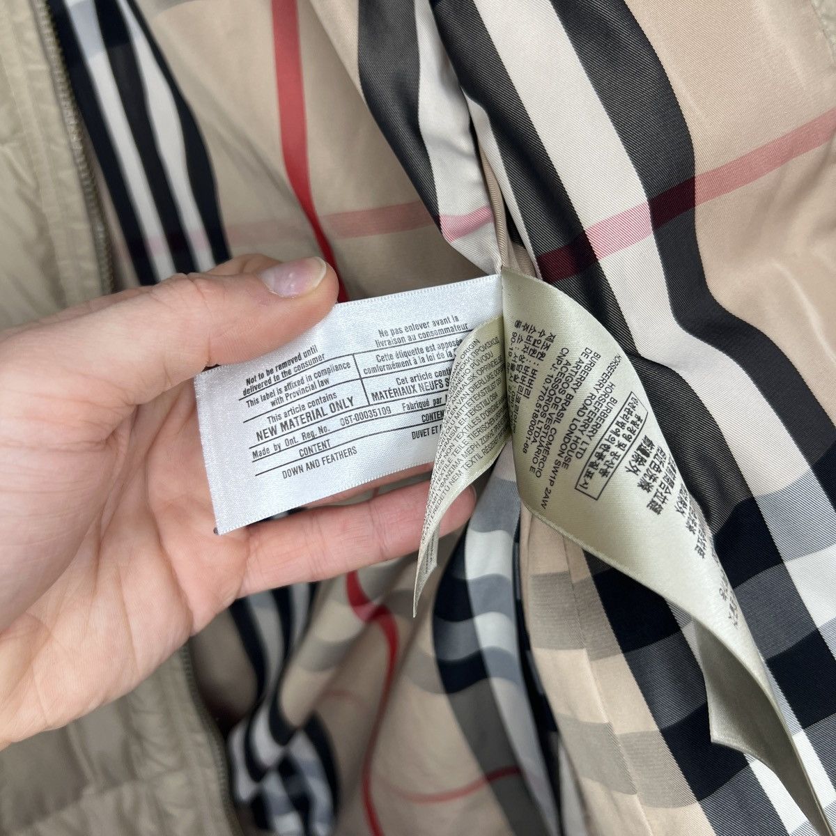 Burberry Burberry Puffer Down Jacket Hooded Nova Check Beige Belted Size M / US 6-8 / IT 42-44 - 11 Thumbnail
