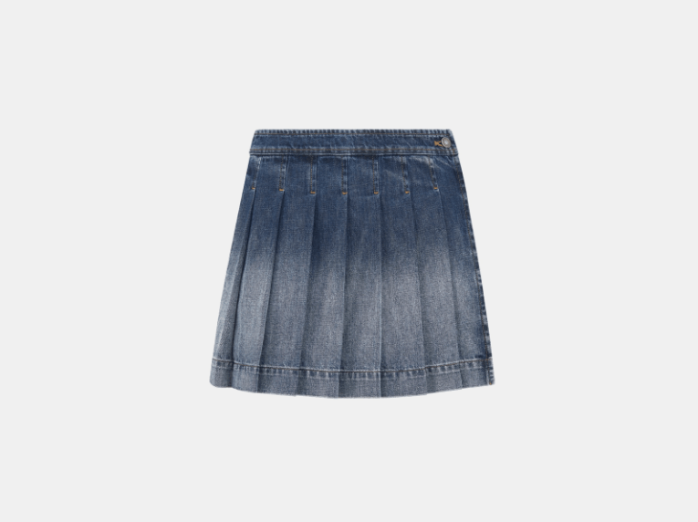 Dior o1w1db11225 452J51 Mini Skirt with Integrated Short in Blue Size 27" / US 4 / IT 40 - 1 Thumbnail