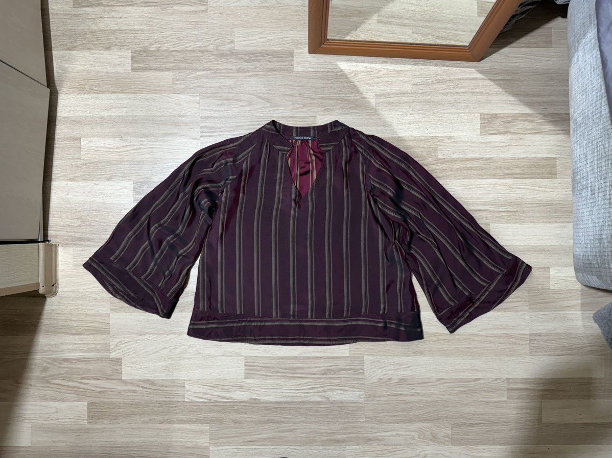 Designer × hannes roether Hannes Roether top blouse shirt M Size M / US 6-8 / IT 42-44 - 1 Thumbnail