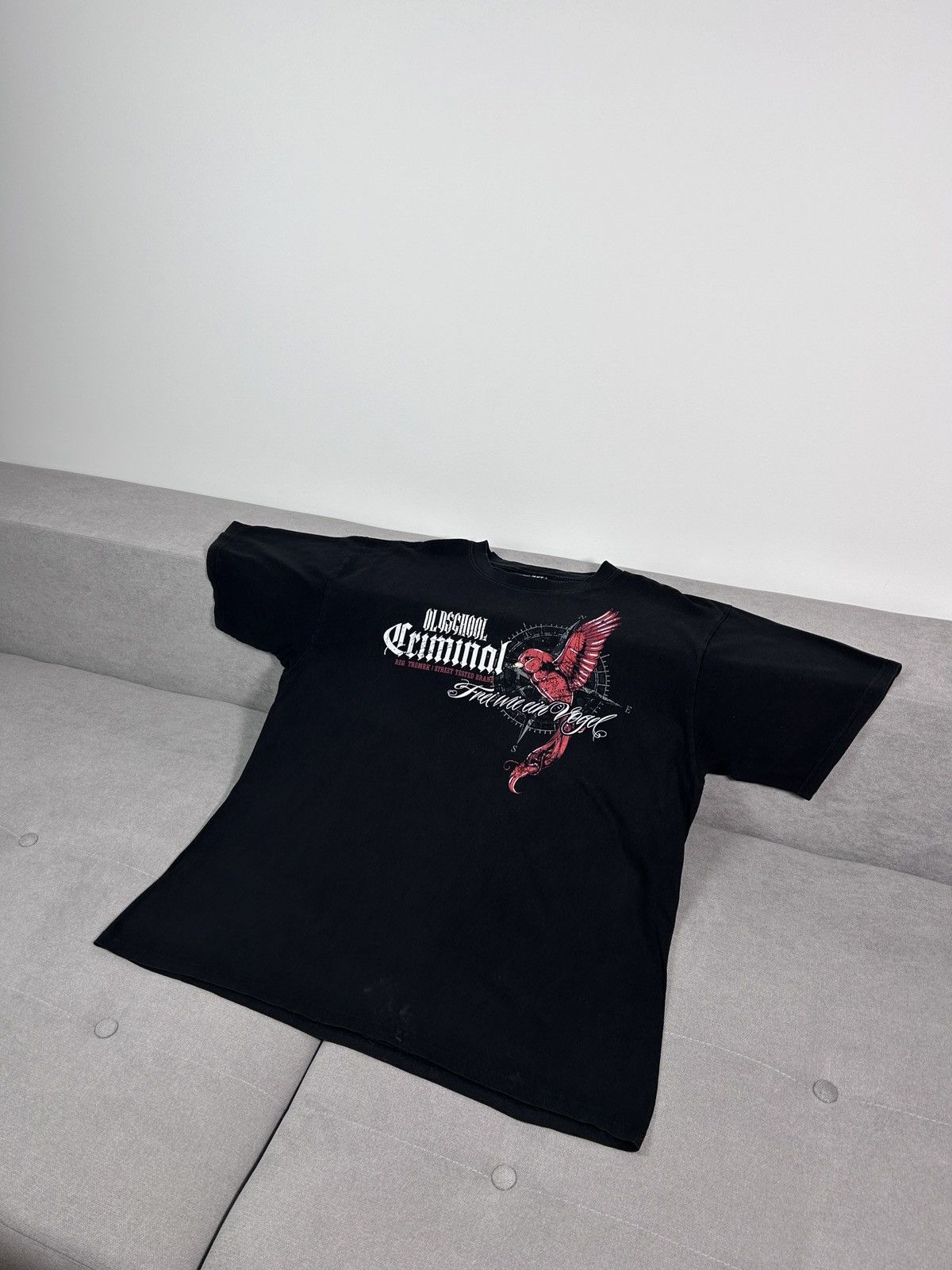 Band Tees × Vintage Oldschool criminal black tee Size US XL / EU 56 / 4 - 8 Thumbnail