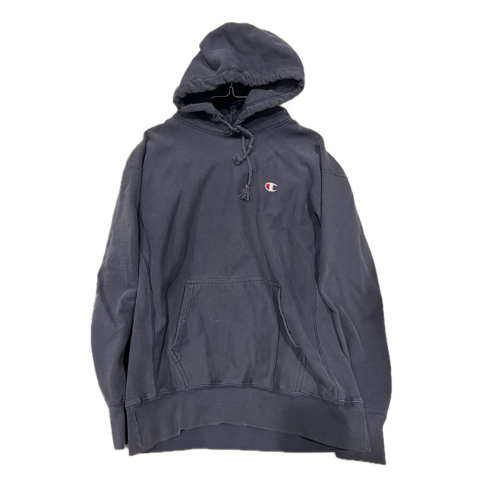 Champion Champion Black Gray Pullover Hoodie Mens XL Size US XL / EU 56 / 4 - 1 Thumbnail