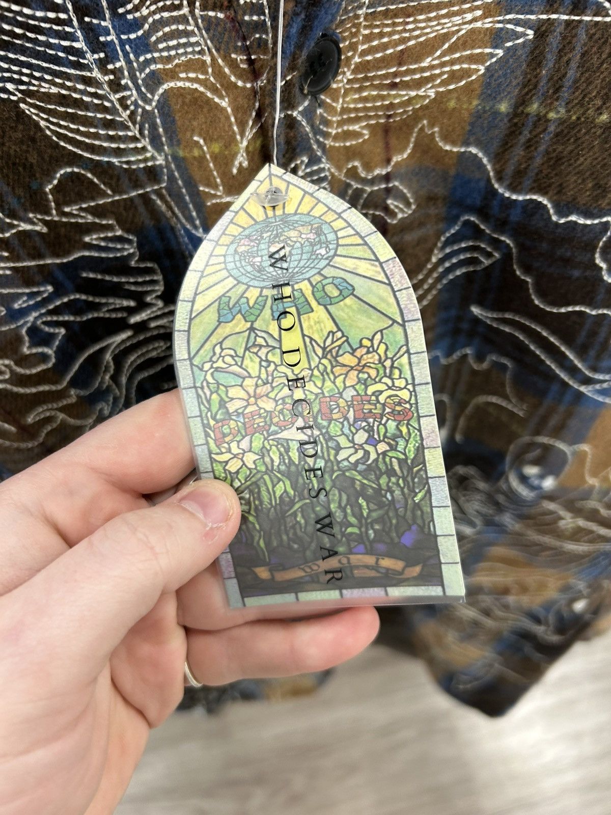 Who Decides War Who Decides War Heavy Embroidered Flannel Size US S / EU 44-46 / 1 - 2 Thumbnail