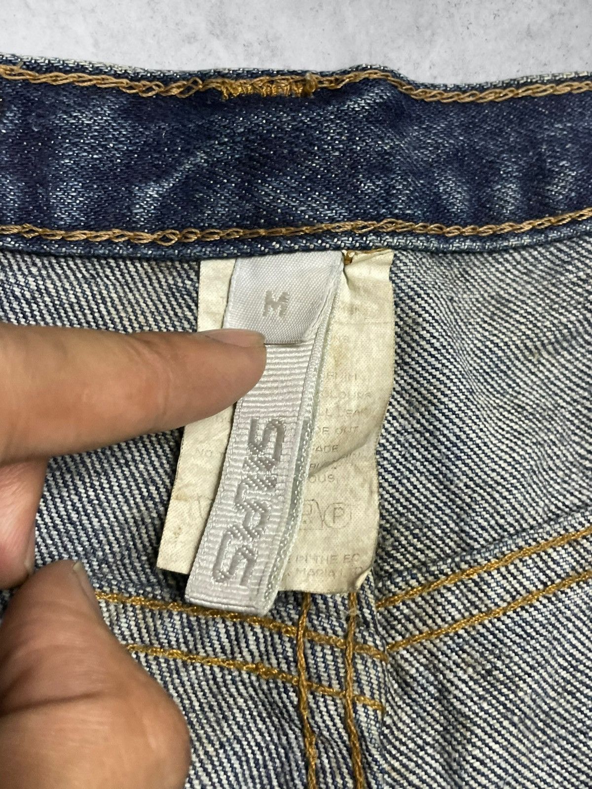 Silas Y2k SILAS Japanese Streetwear Denim Classic Baggy Blue Jeans Size US 32 / EU 48 - 12 Thumbnail