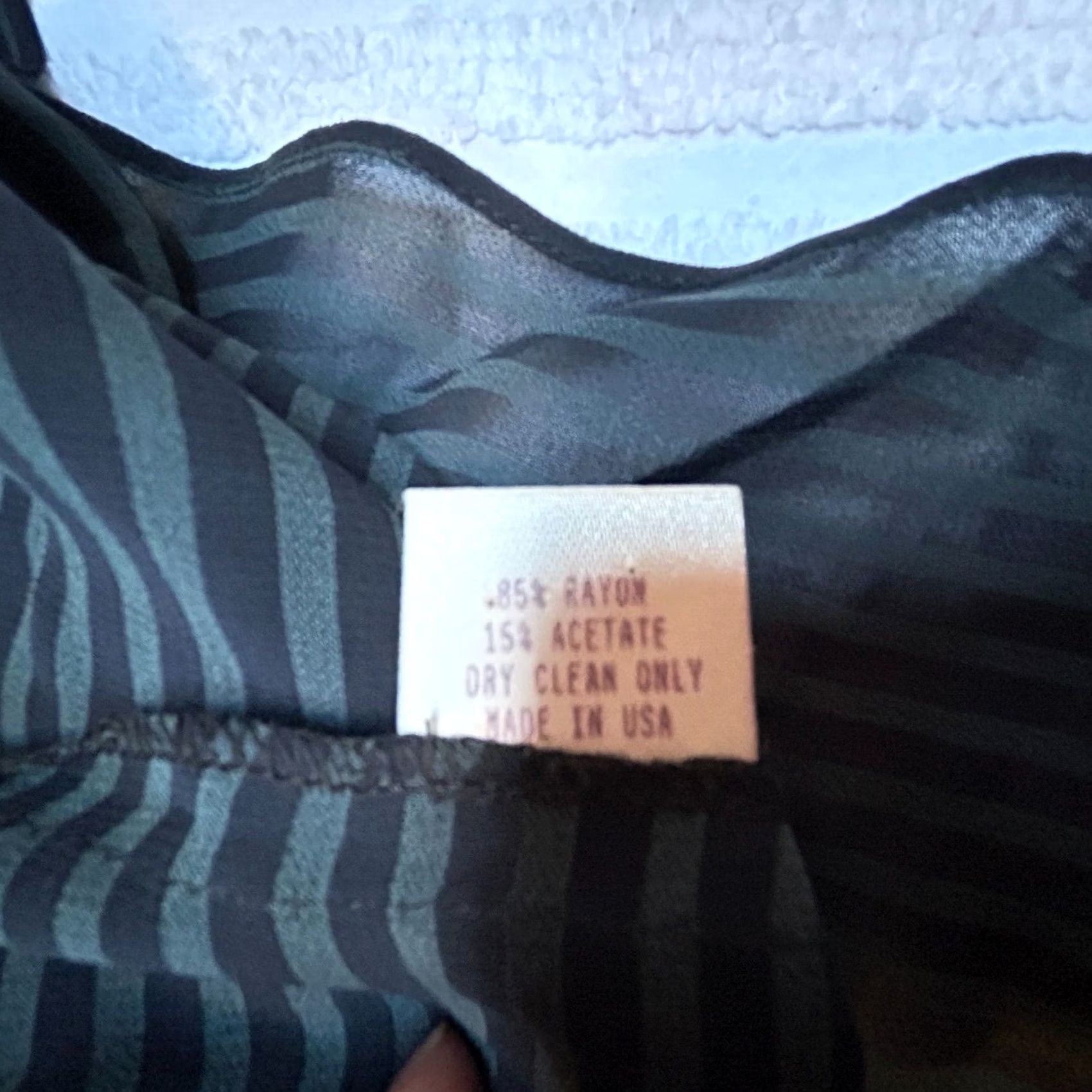 Vintage Victoria Falls by Rena Gill Womens Striped Sleeveless Maxi Dress Small Black Size S / US 4 / IT 40 - 4 Thumbnail