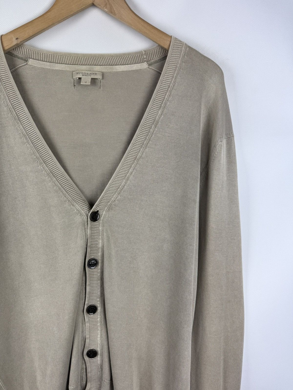 Burberry Burberry Brit Men’s Garment Dyed Cotton Cardigan Sweater Size US M / EU 48-50 / 2 - 5 Thumbnail