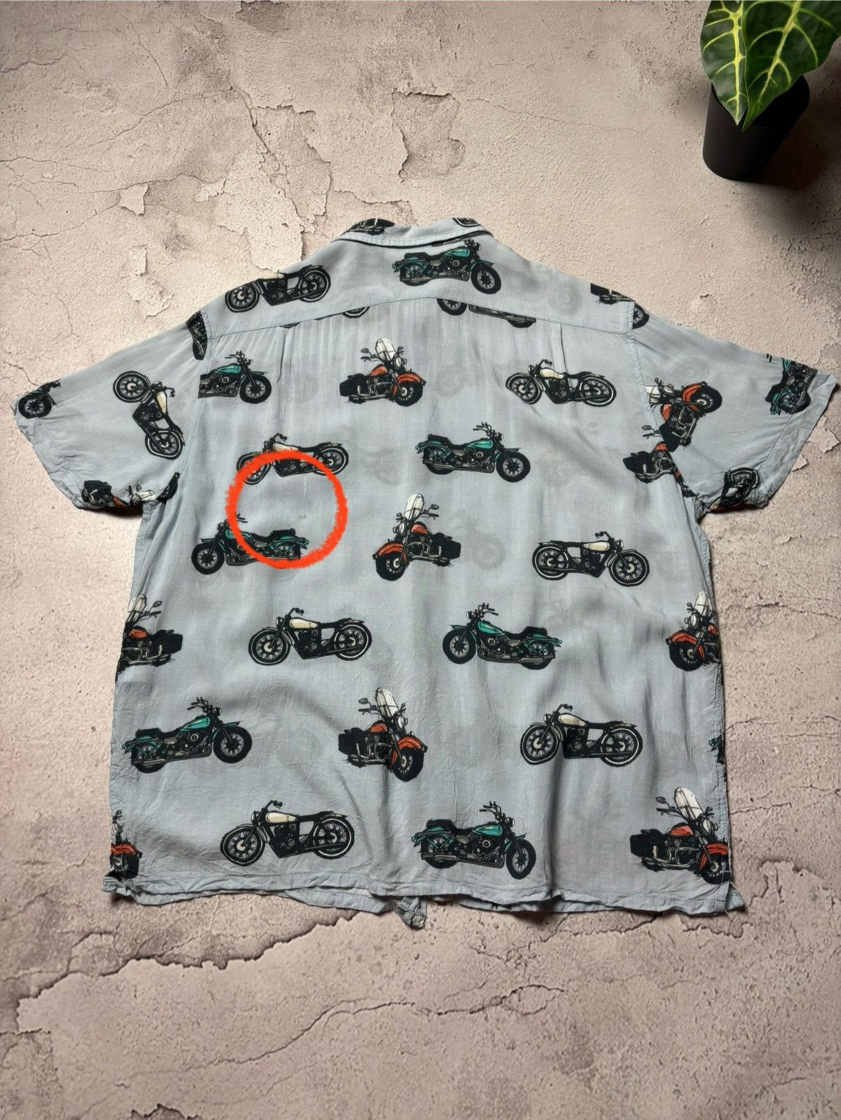 Marc by Marc Jacobs Marc By Marc Jacobs Shirt Mens L Blue Motorcycle Print Size US L / EU 52-54 / 3 - 8 Thumbnail