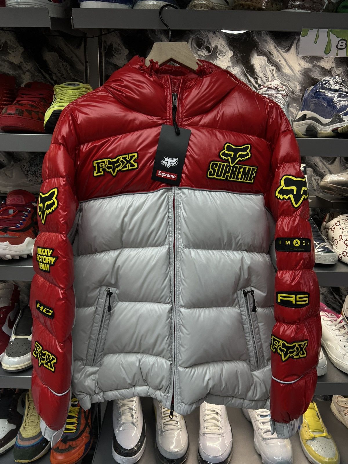 Supreme Supreme Fox Racing Shiny Down Puffer Size US S / EU 44-46 / 1 - 1 Thumbnail