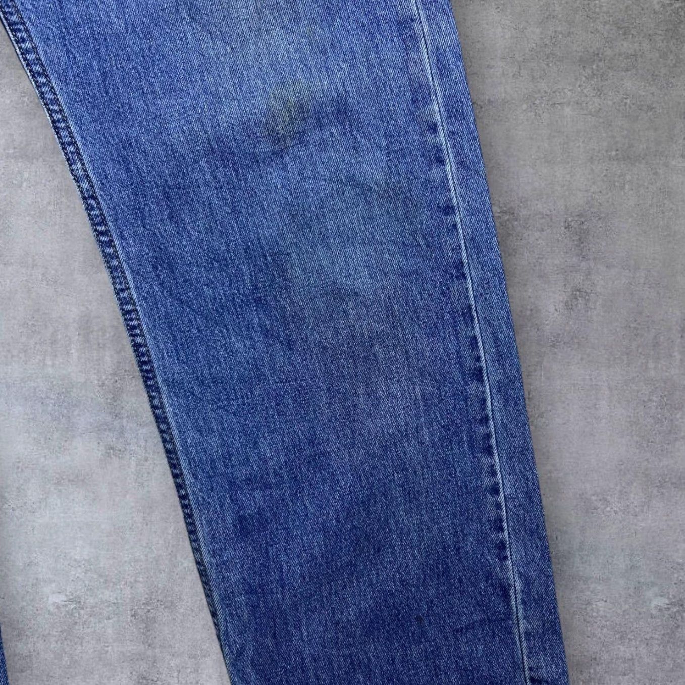 Levi's VINTAGE Levi's Red Tab Regular Straight Leg Distressed Blue Denim Jeans Mens W36 L32 Denim Jeans Distressed Size US 36 / EU 52 - 6 Thumbnail