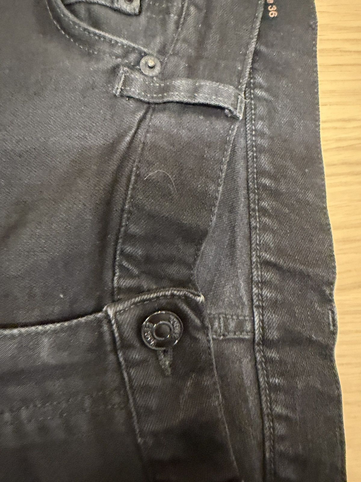 Z Zegna ZEGNA Black Slim Fit Jeans – Size 36 Size US 36 / EU 52 - 5 Thumbnail