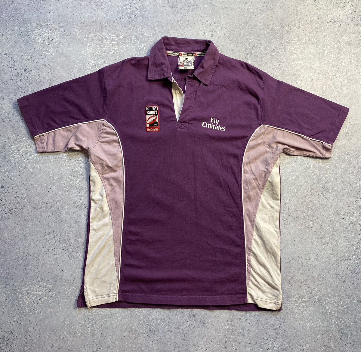 Vintage Vintage Gilbert Dubai Rugby Fly Emirates Jersey Size US L / EU 52-54 / 3 - 2 Thumbnail