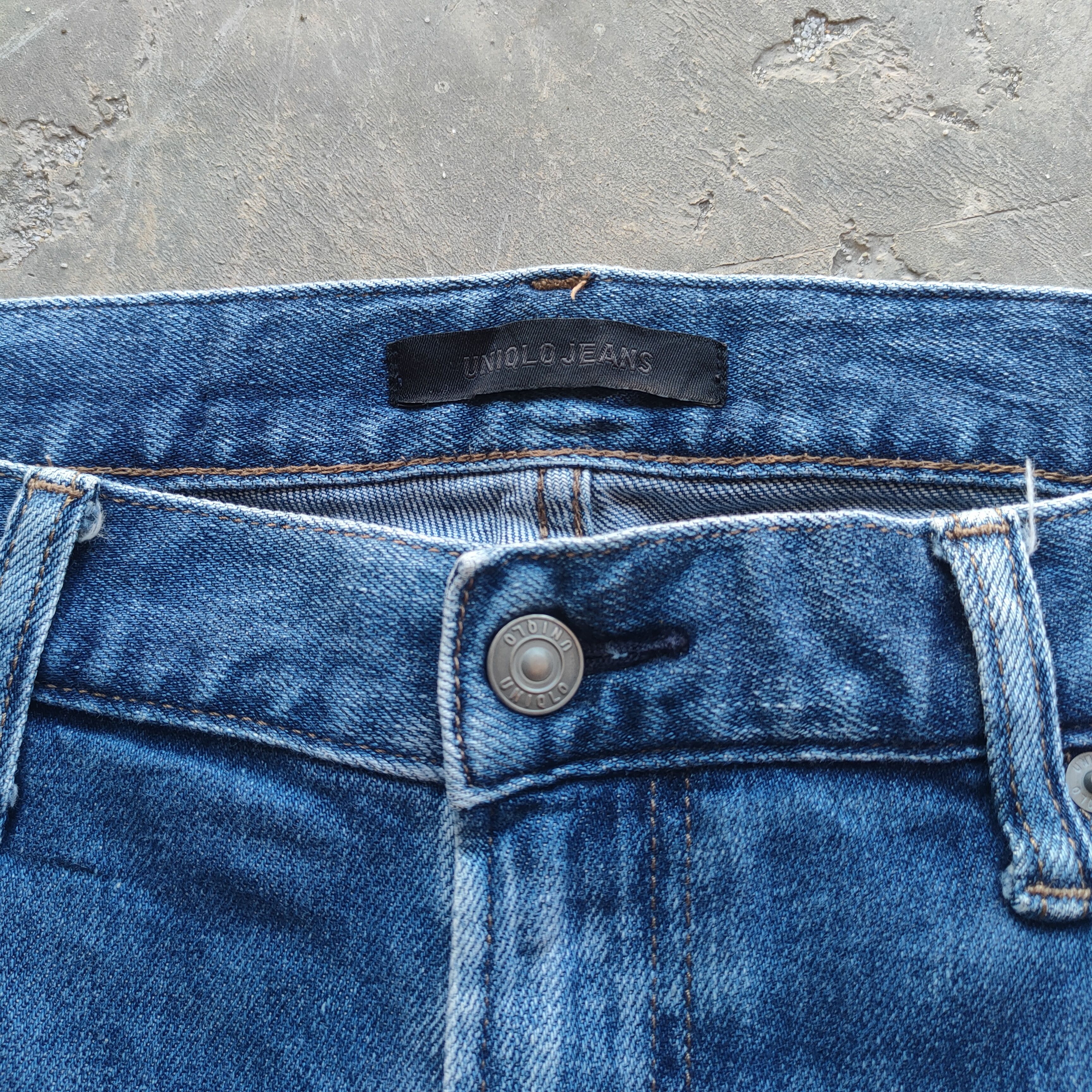 Japanese Brand W35 VINTAGE JAPANESE DISTRESSED FADED JEANS PANTS Size US 35 - 5 Thumbnail