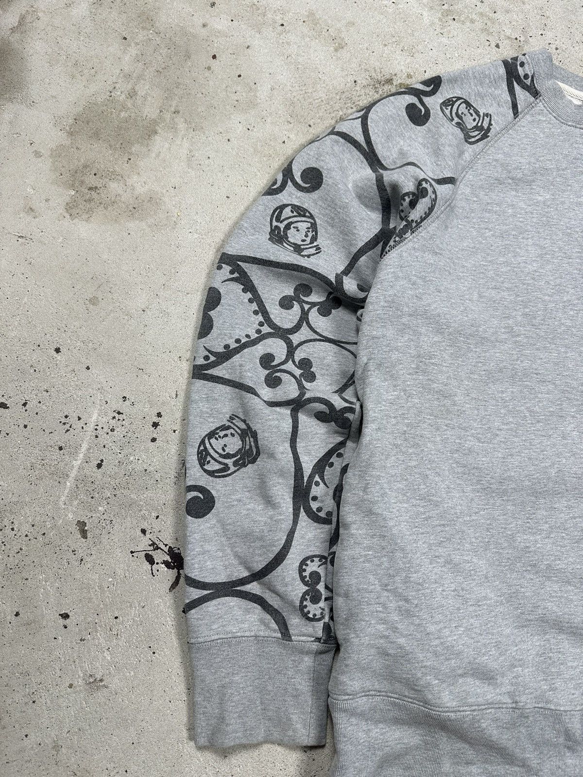 Billionaire Boys Club Billionaire Boys Club Grey Crewneck Multilogo Sweatshirt Size US M / EU 48-50 / 2 - 3 Thumbnail