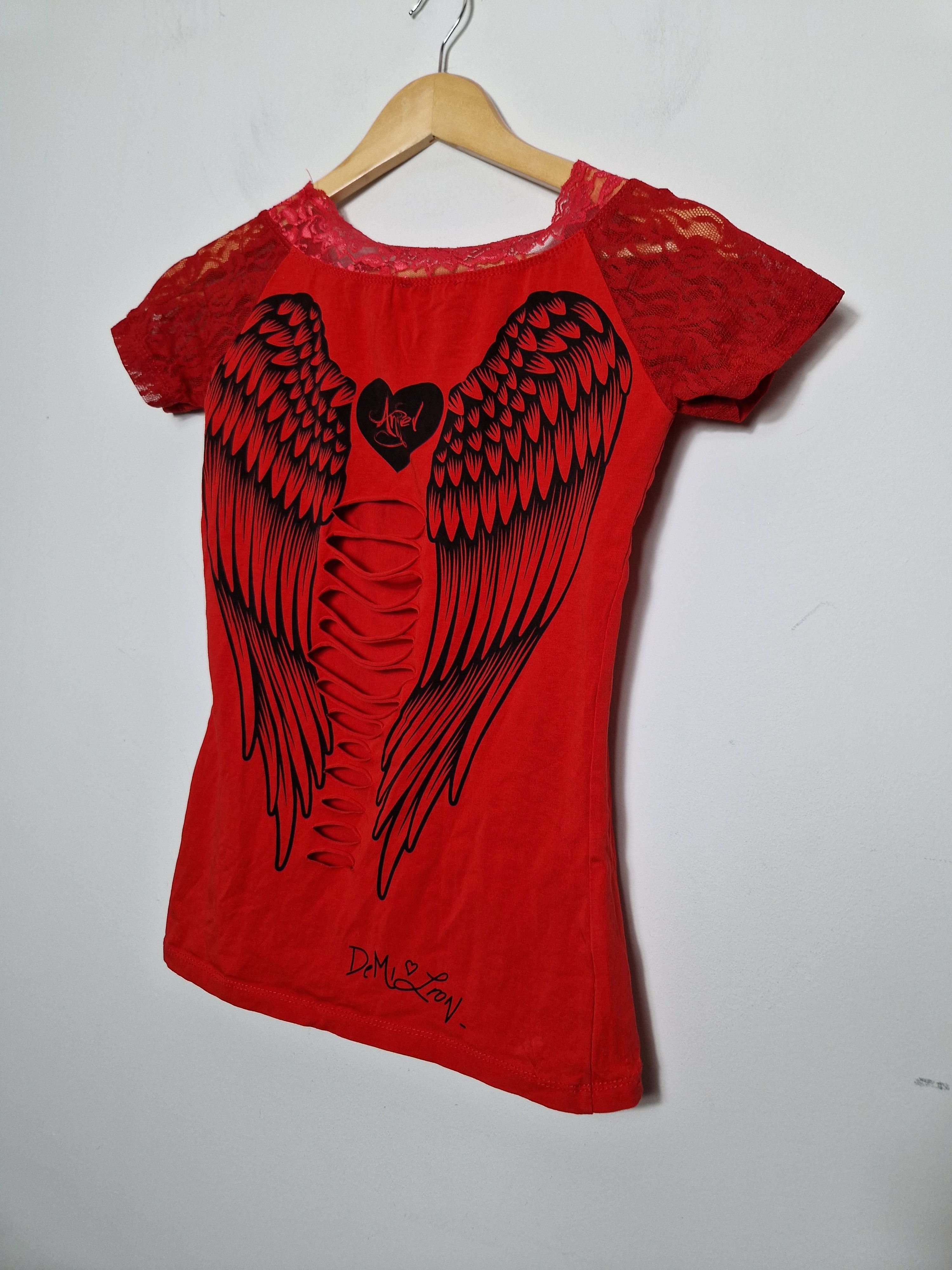 Hysteric Glamour vintage y2k goth emo punk rave angel wings top Size S / US 4 / IT 40 - 3 Thumbnail