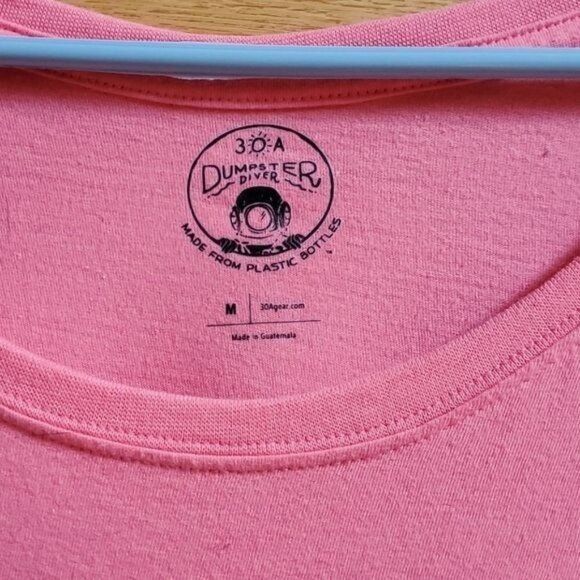 Designer 3OA Dumpster Diver Graphic BEACH HAPPY Short Sleeve Sz. M T- Size M / US 6-8 / IT 42-44 - 2 Thumbnail