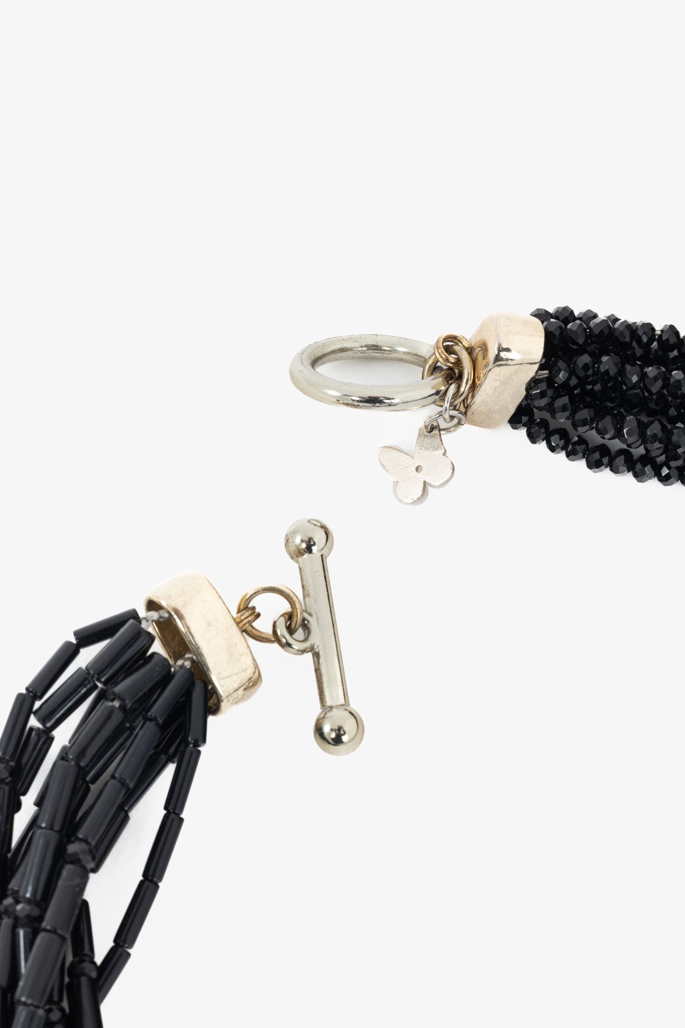 Weekend Max Mara Weekend Max Mara Black Multistrand Beaded Necklace Size ONE SIZE - 4 Thumbnail